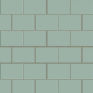 4x6 Glass Tile in Kingfisher Gloss