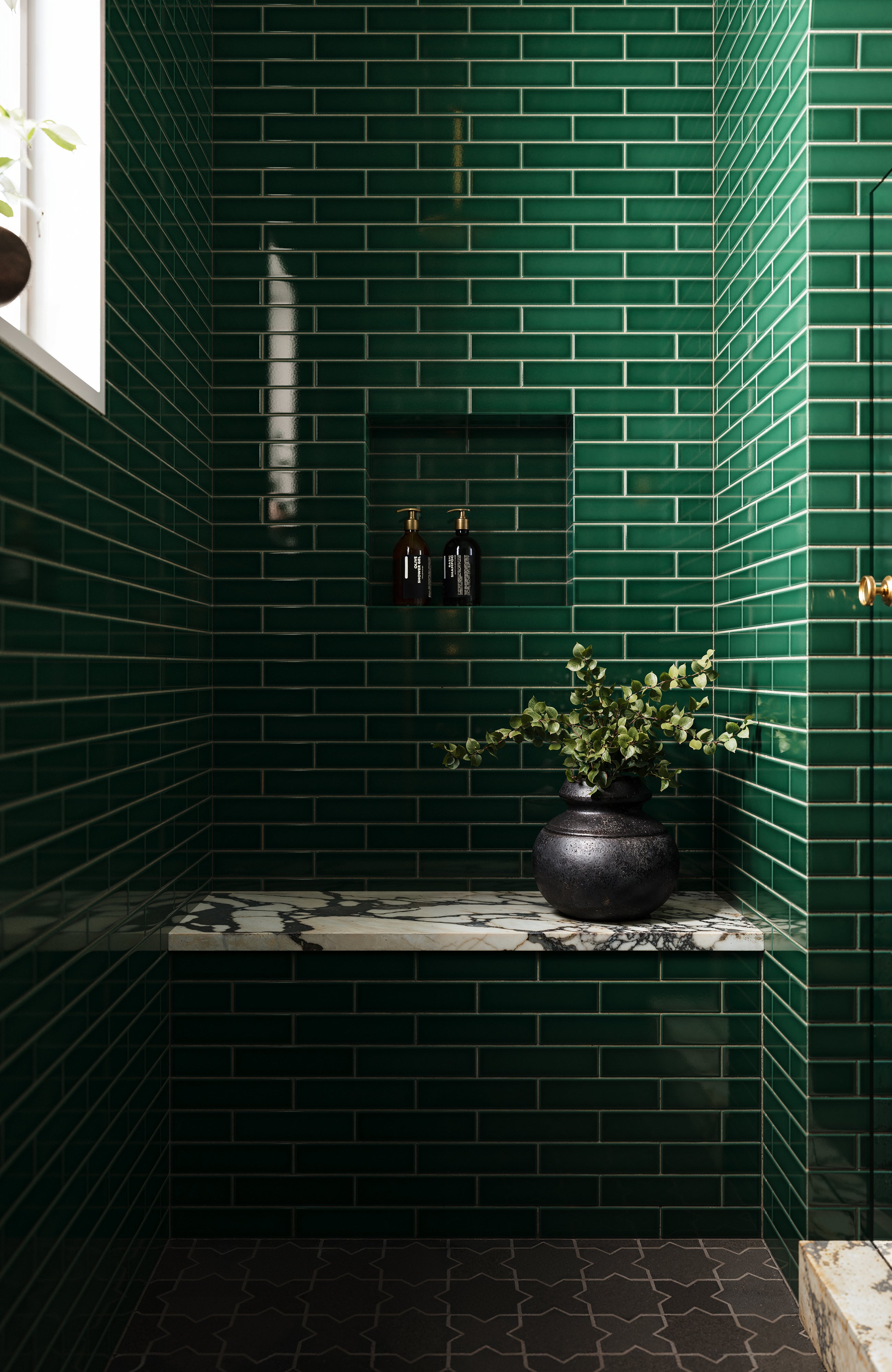 2x8 Original Ceramic Tile in Evergreen Gloss