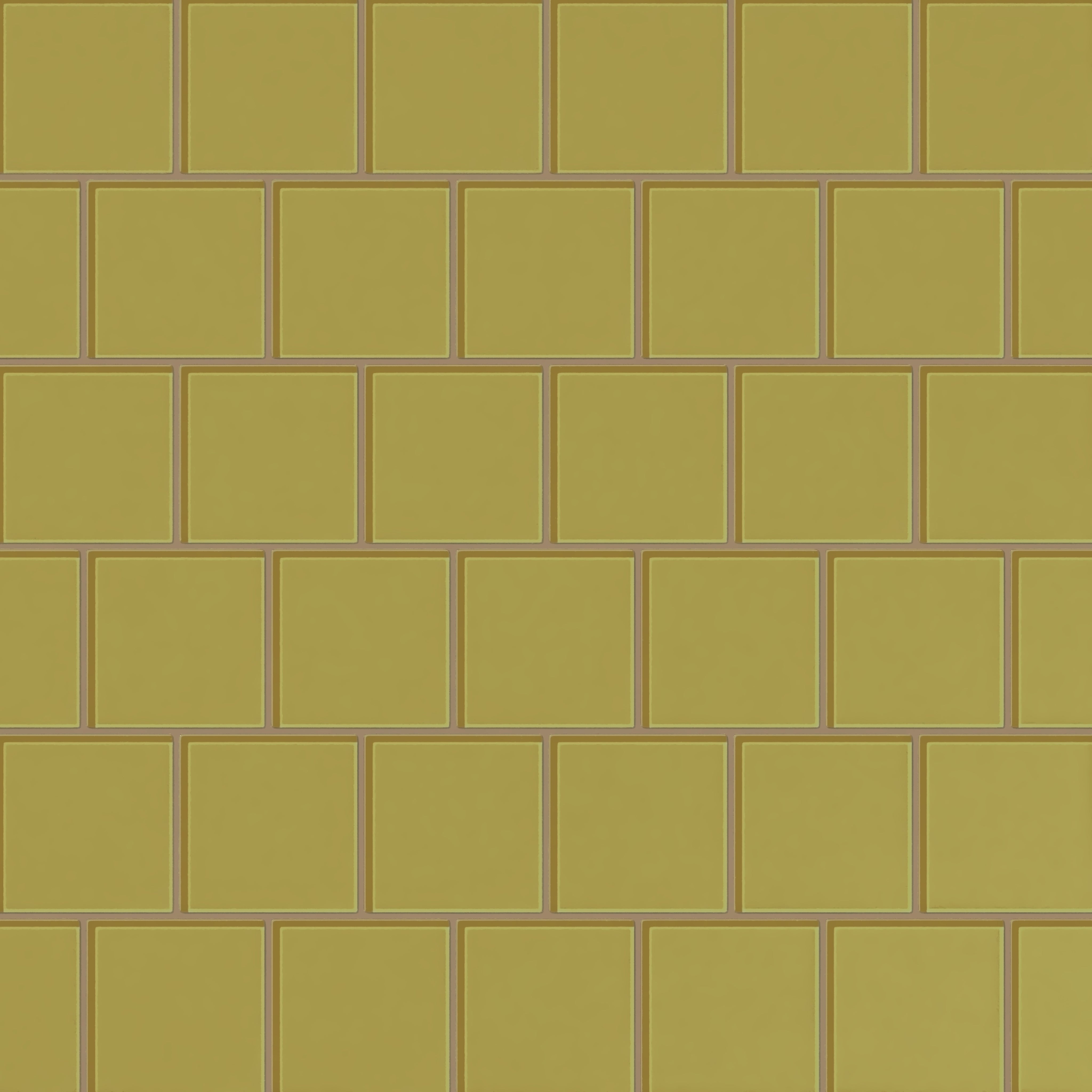 4x4 Glass Tile in Pine Siskin Gloss