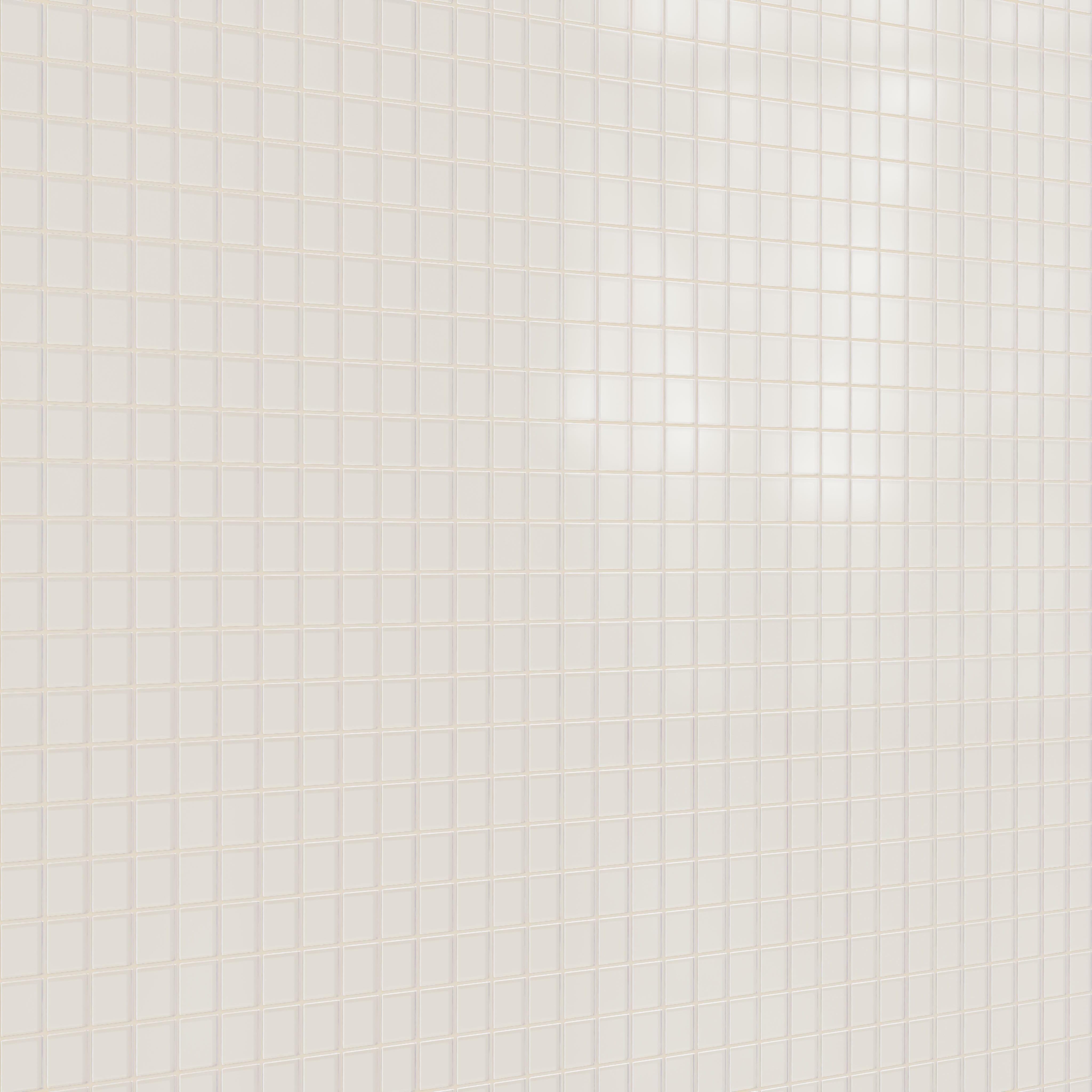 2x2 Straight Set Sheeted Glass Mosaic Tile in Dove Matte