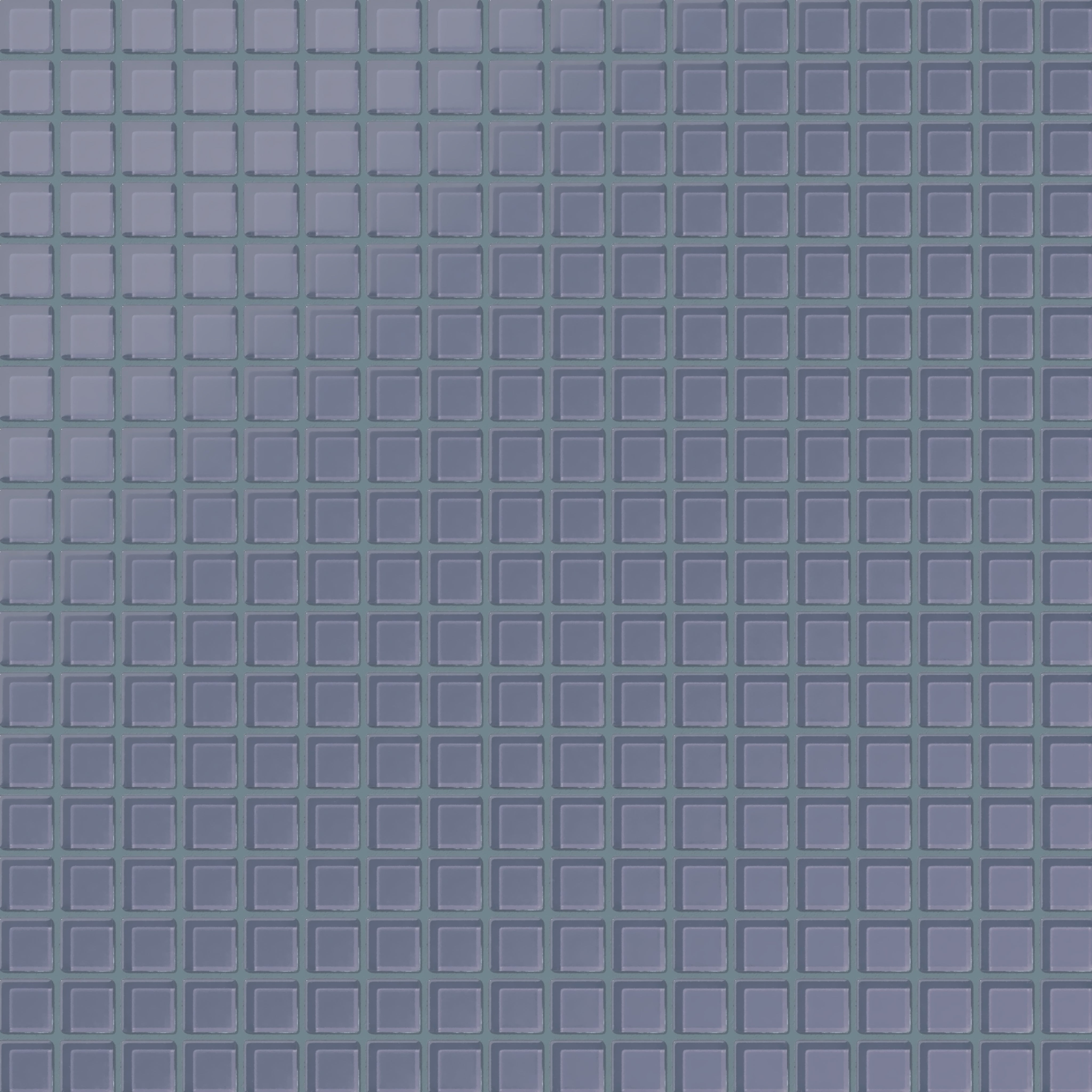 1x1 Straight Set Sheeted Glass Mosaic Tile in Nuthatch Matte