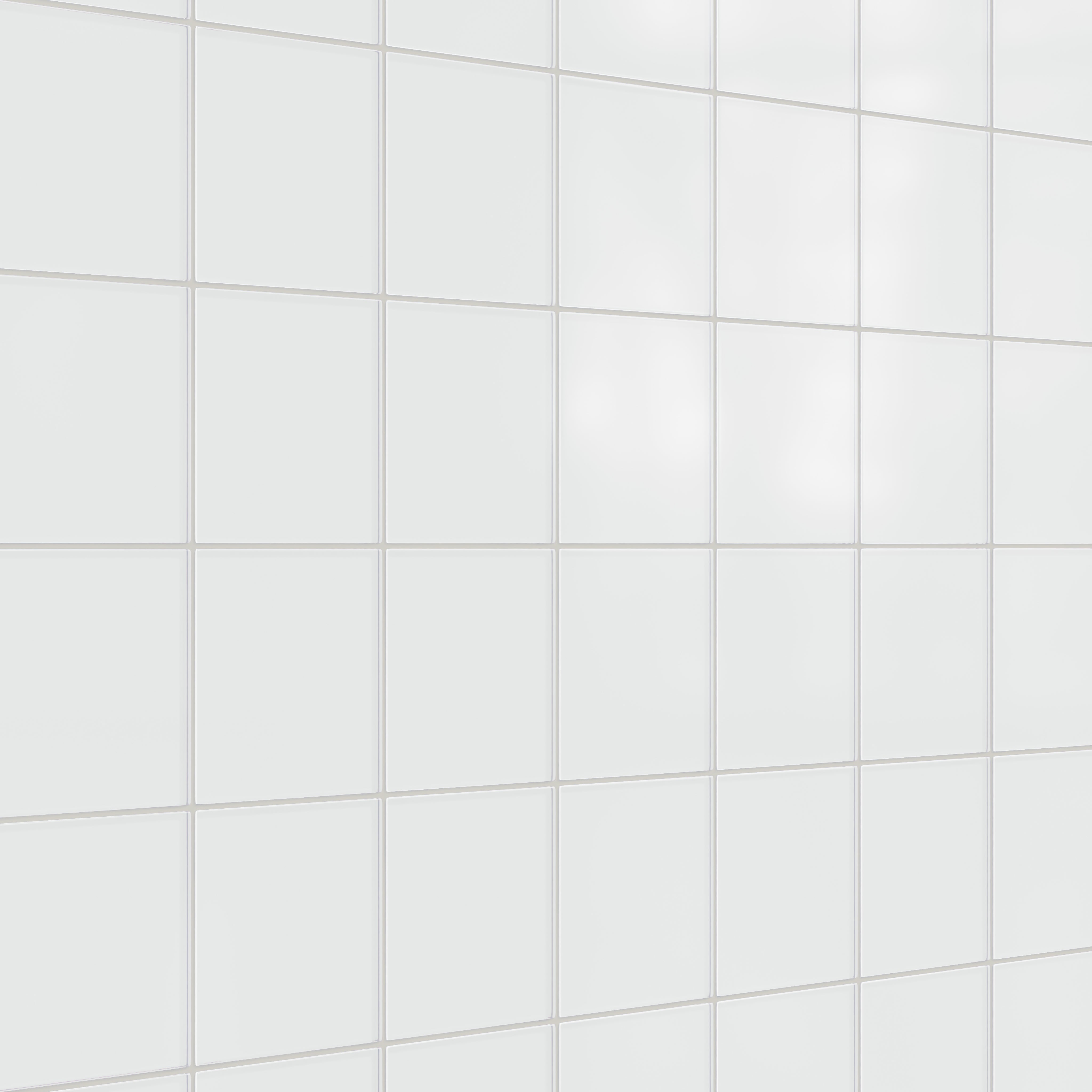 6x6 Glass Tile in Egret Matte