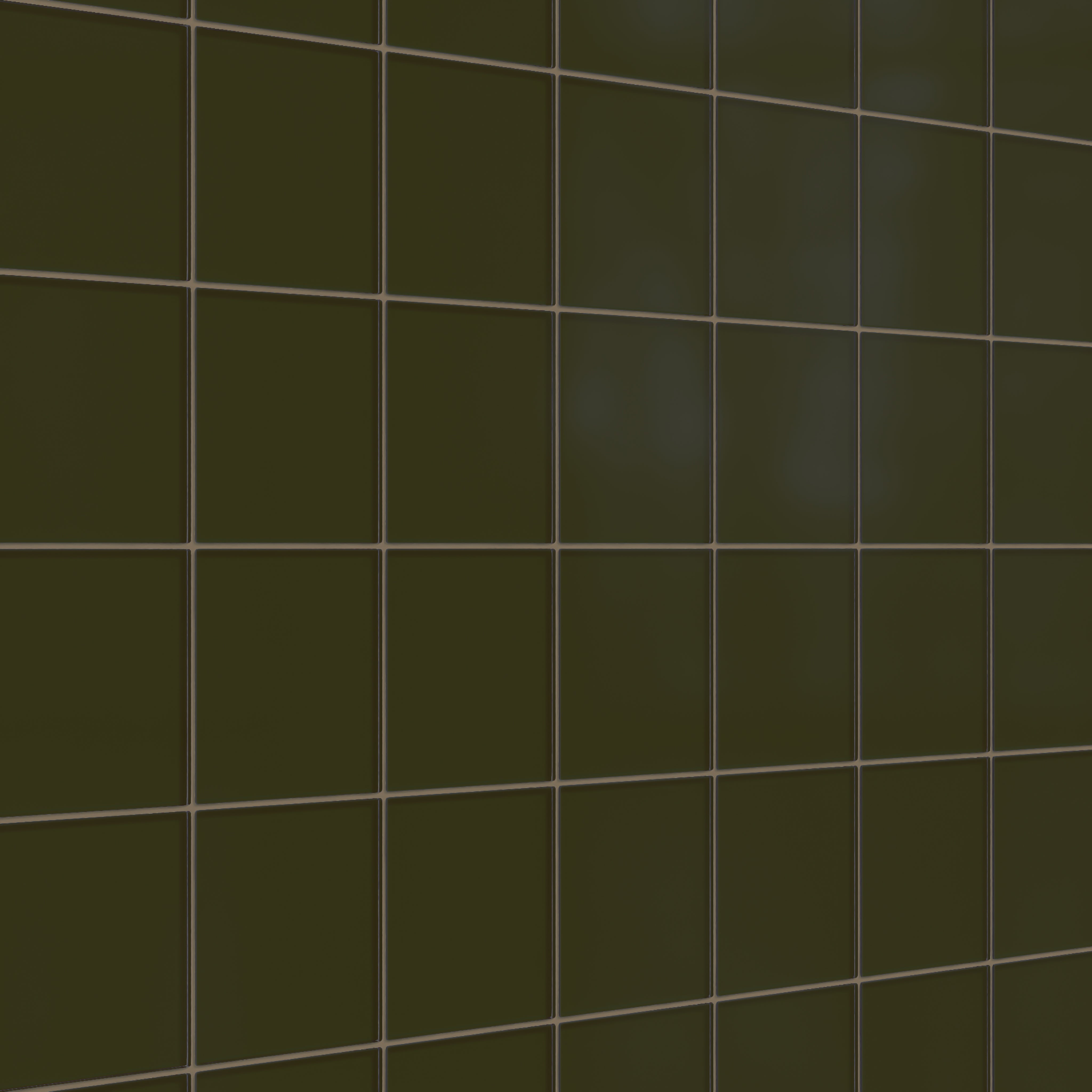 6x6 Glass Tile in Catbird Matte