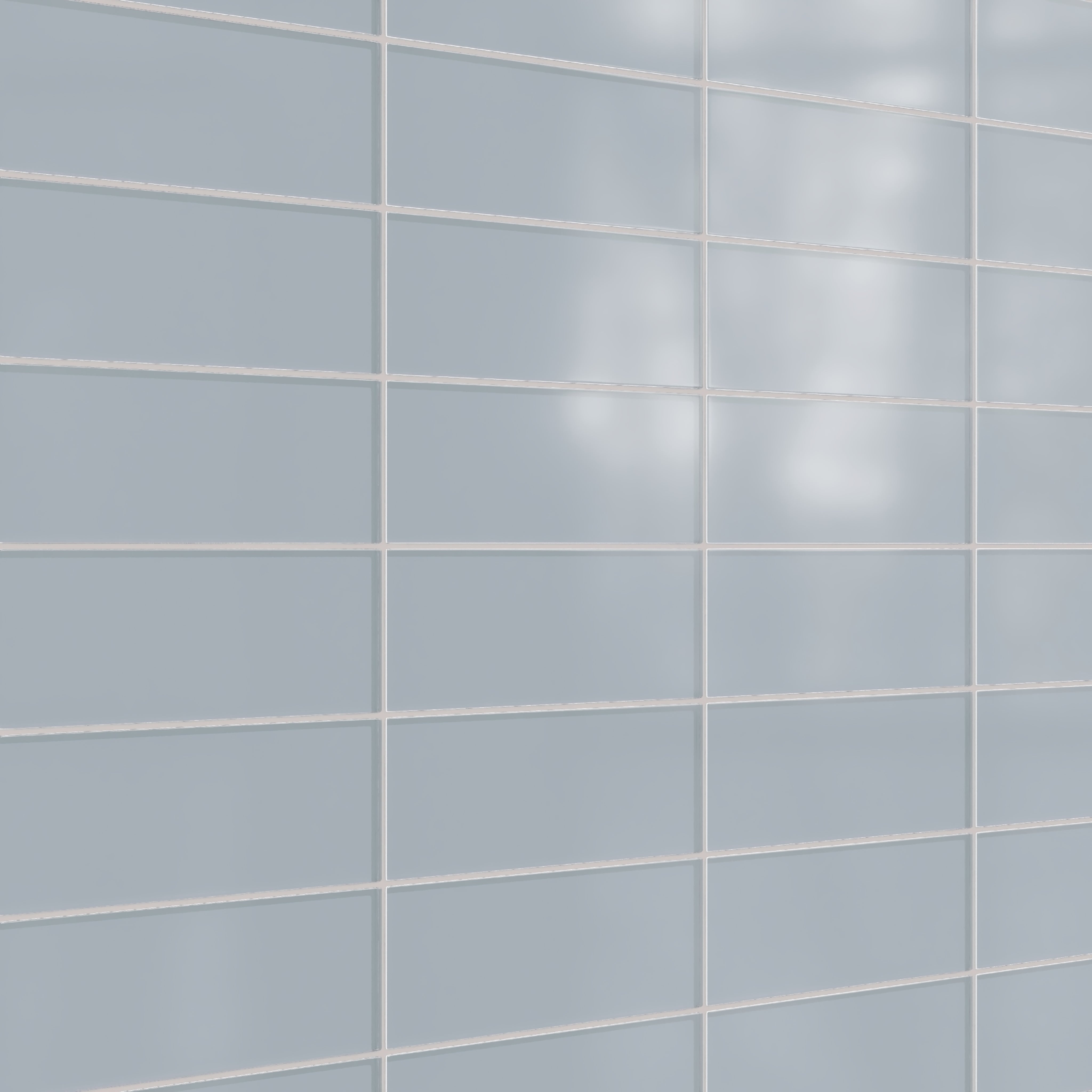 4x12 Glass Tile in Pinyon Jay Matte