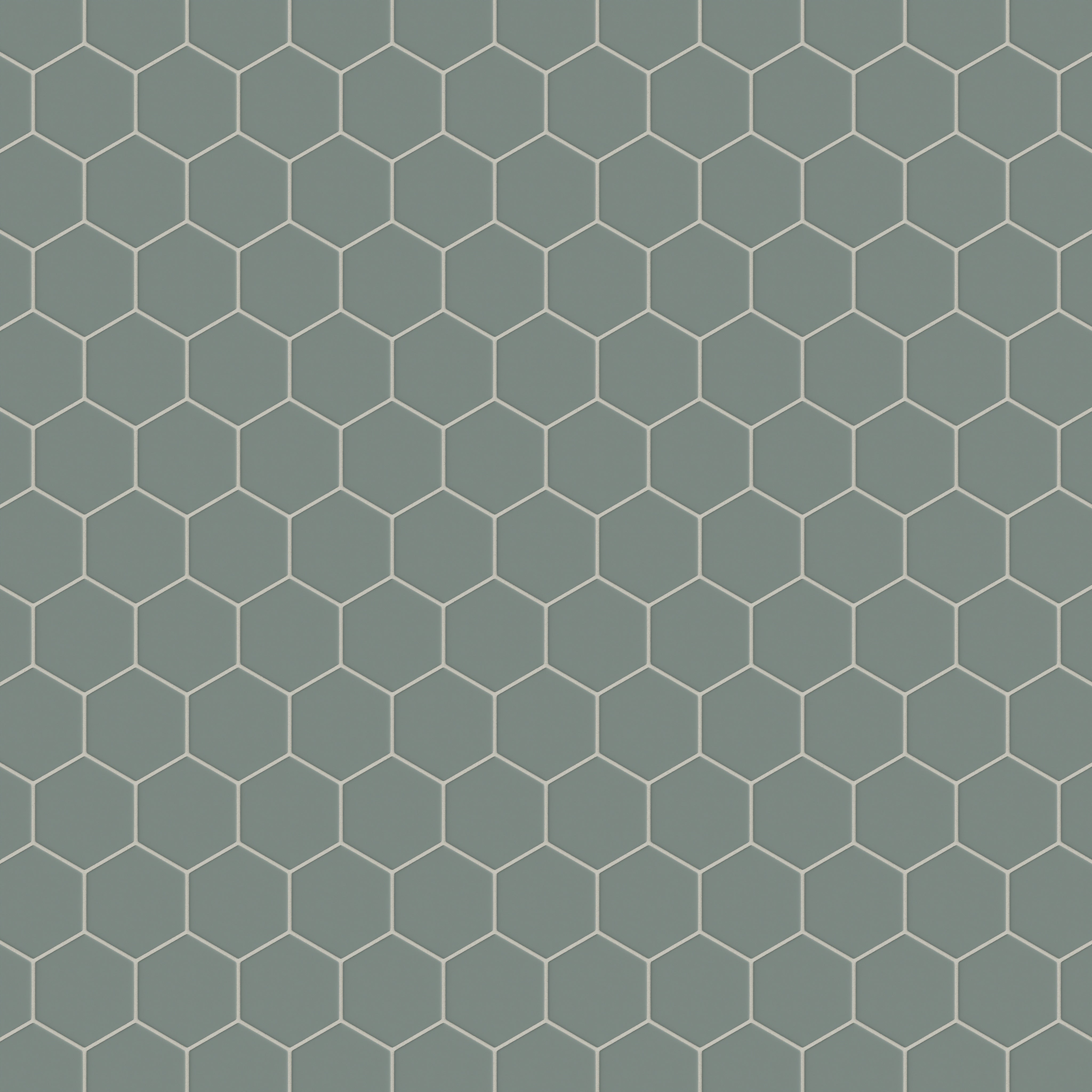 4" Hexagon Original Ceramic Tile in Flagstone Matte