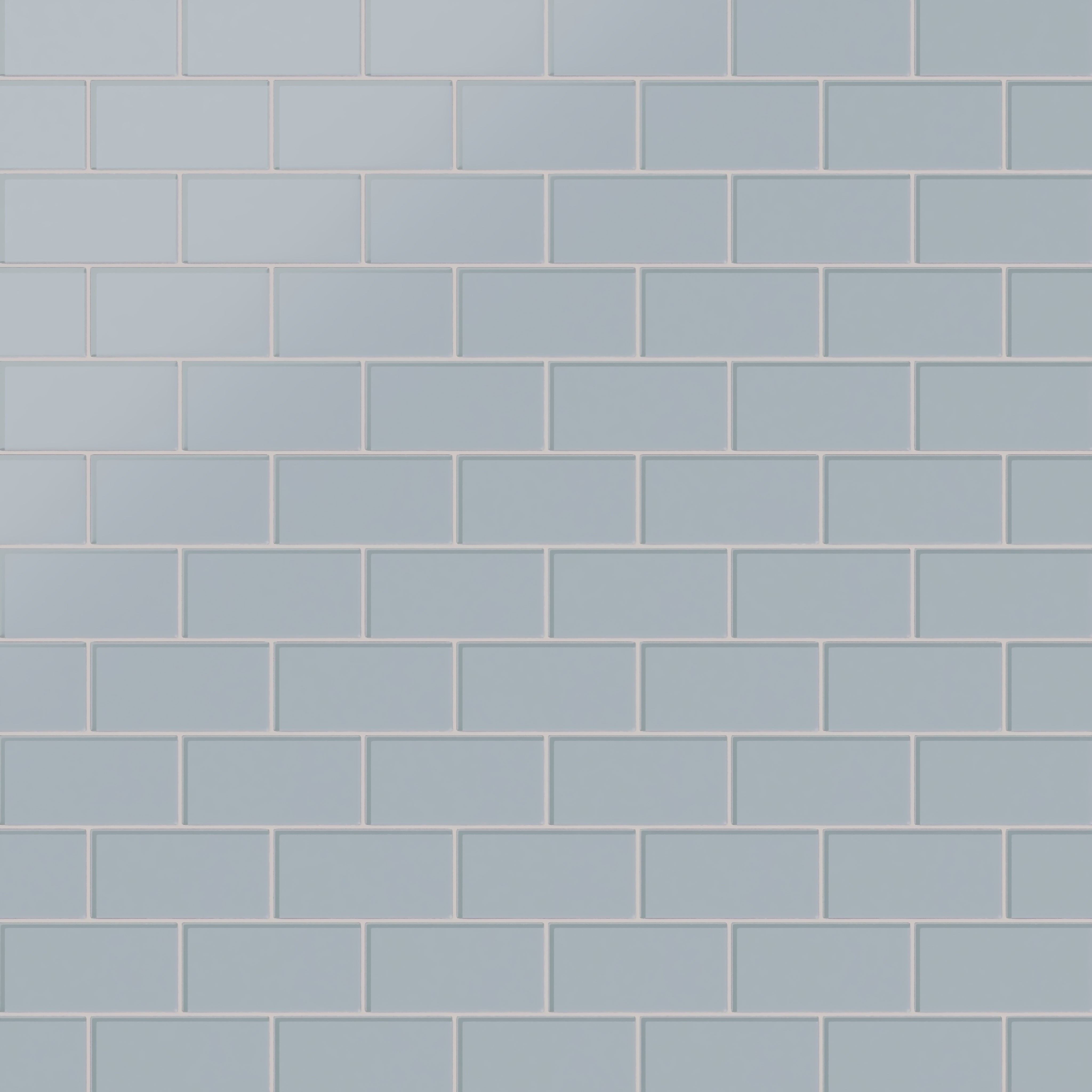 3x6 Glass Tile in Pinyon Jay Matte