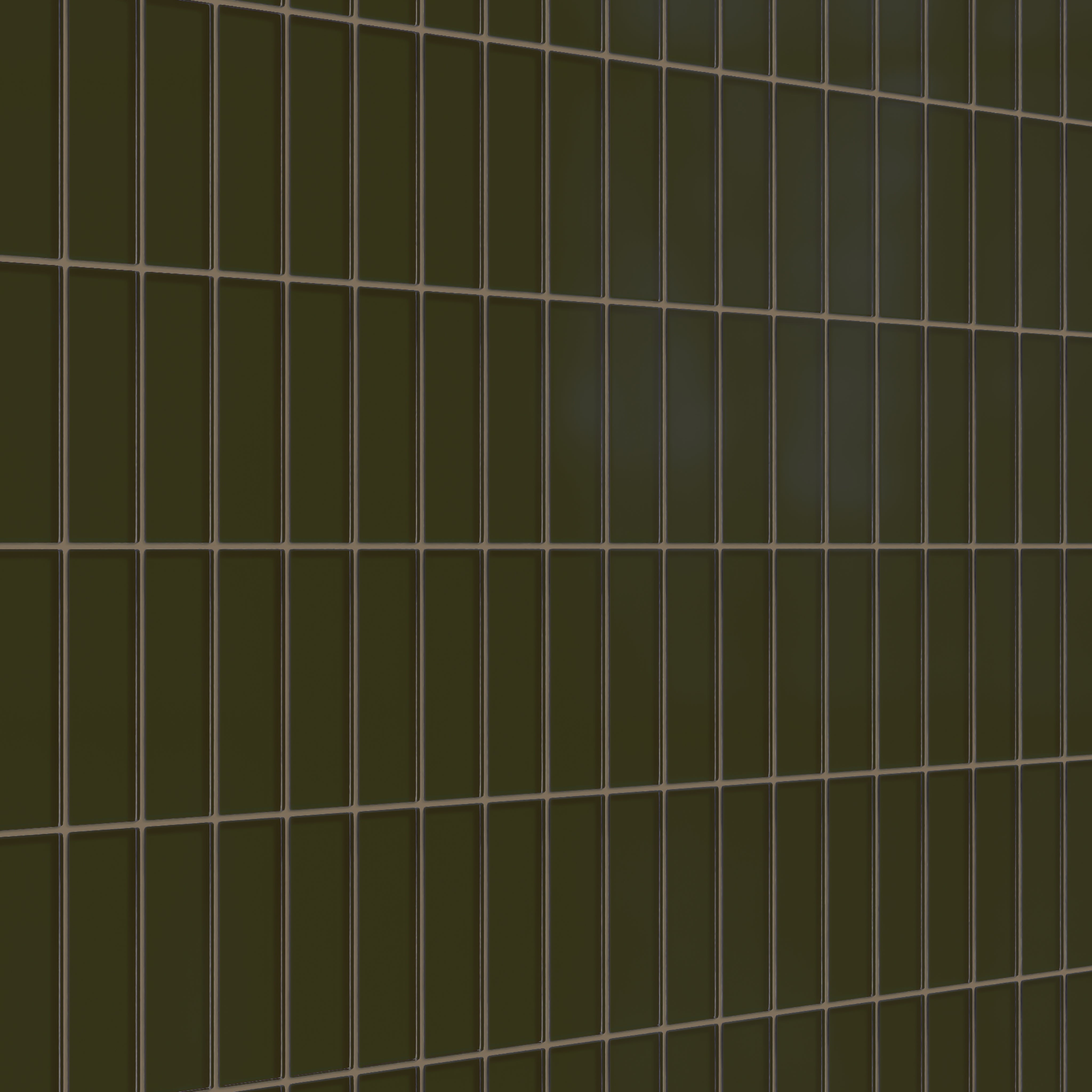 2x6 Glass Tile in Catbird Matte