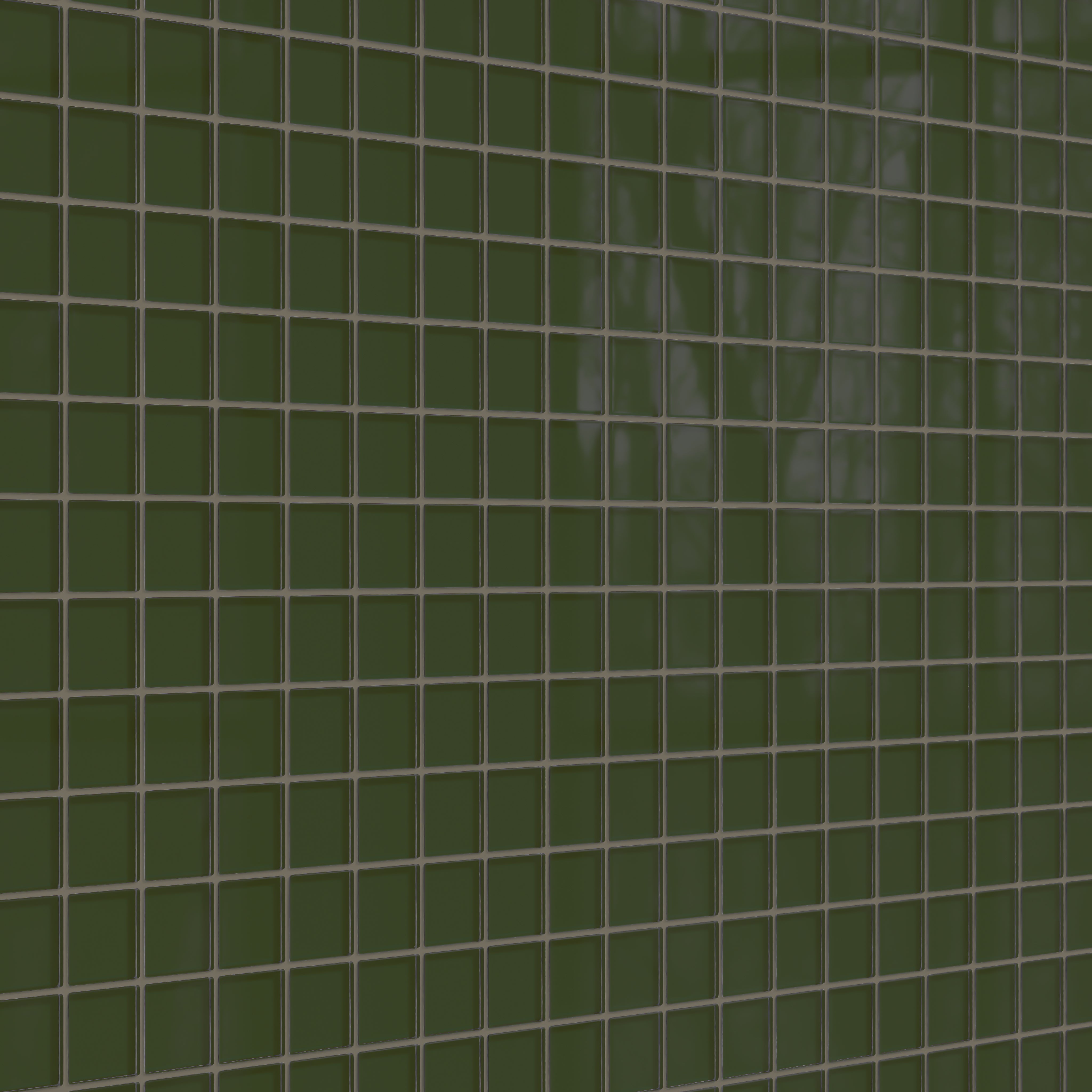 2x2 Straight Set Sheeted Glass Mosaic Tile in Starling Gloss