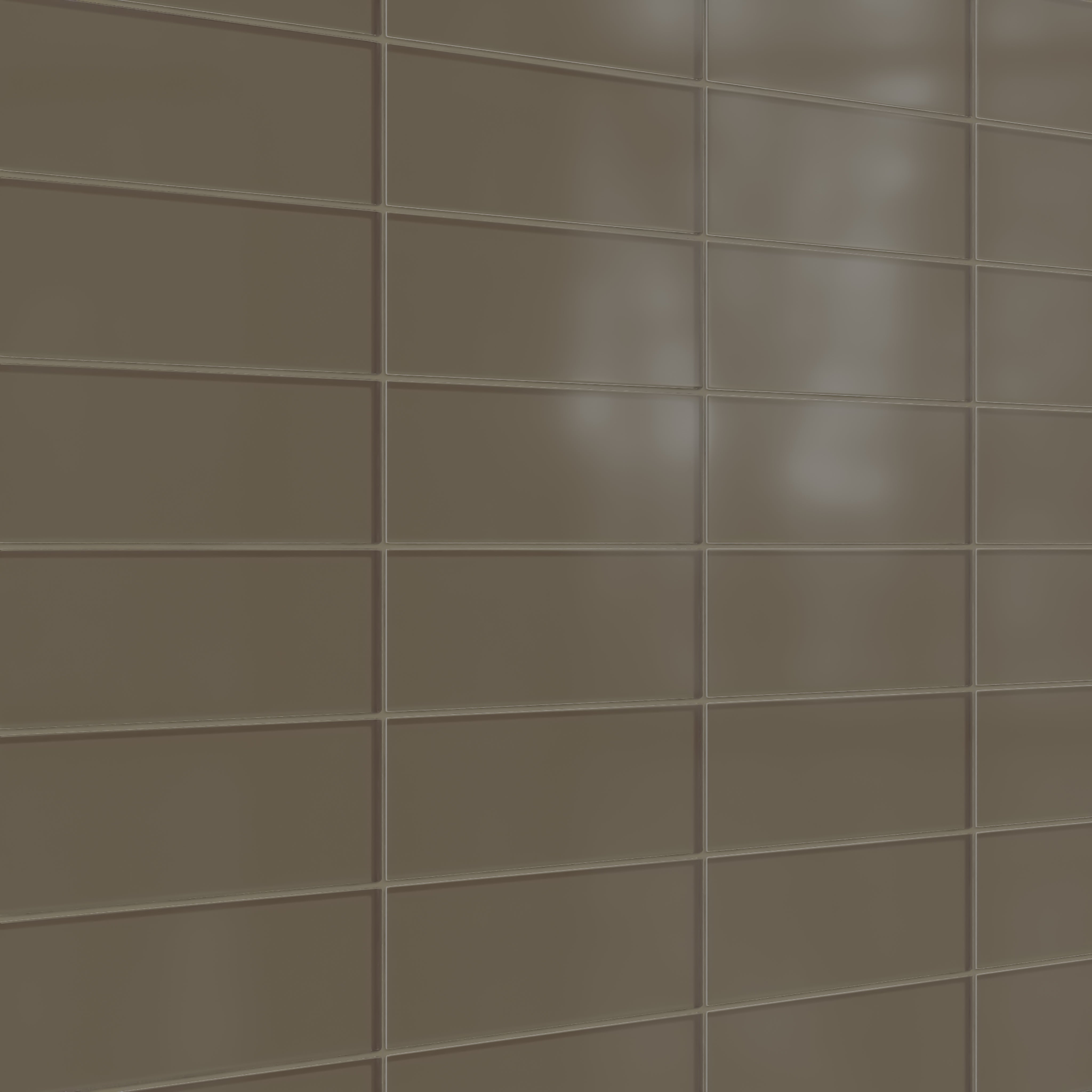 4x12 Glass Tile in Albatross Matte