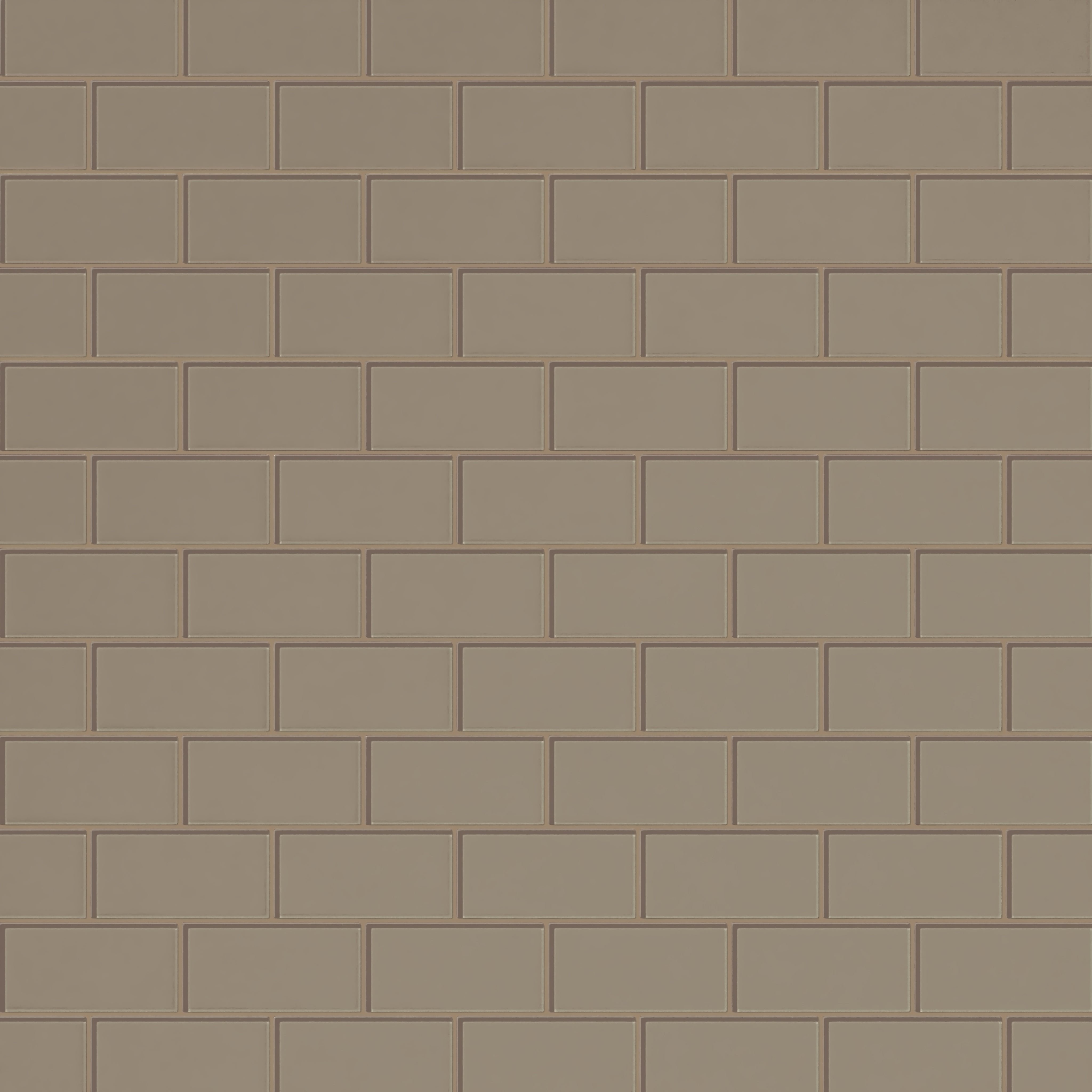 3x6 Glass Tile in Quail Gloss