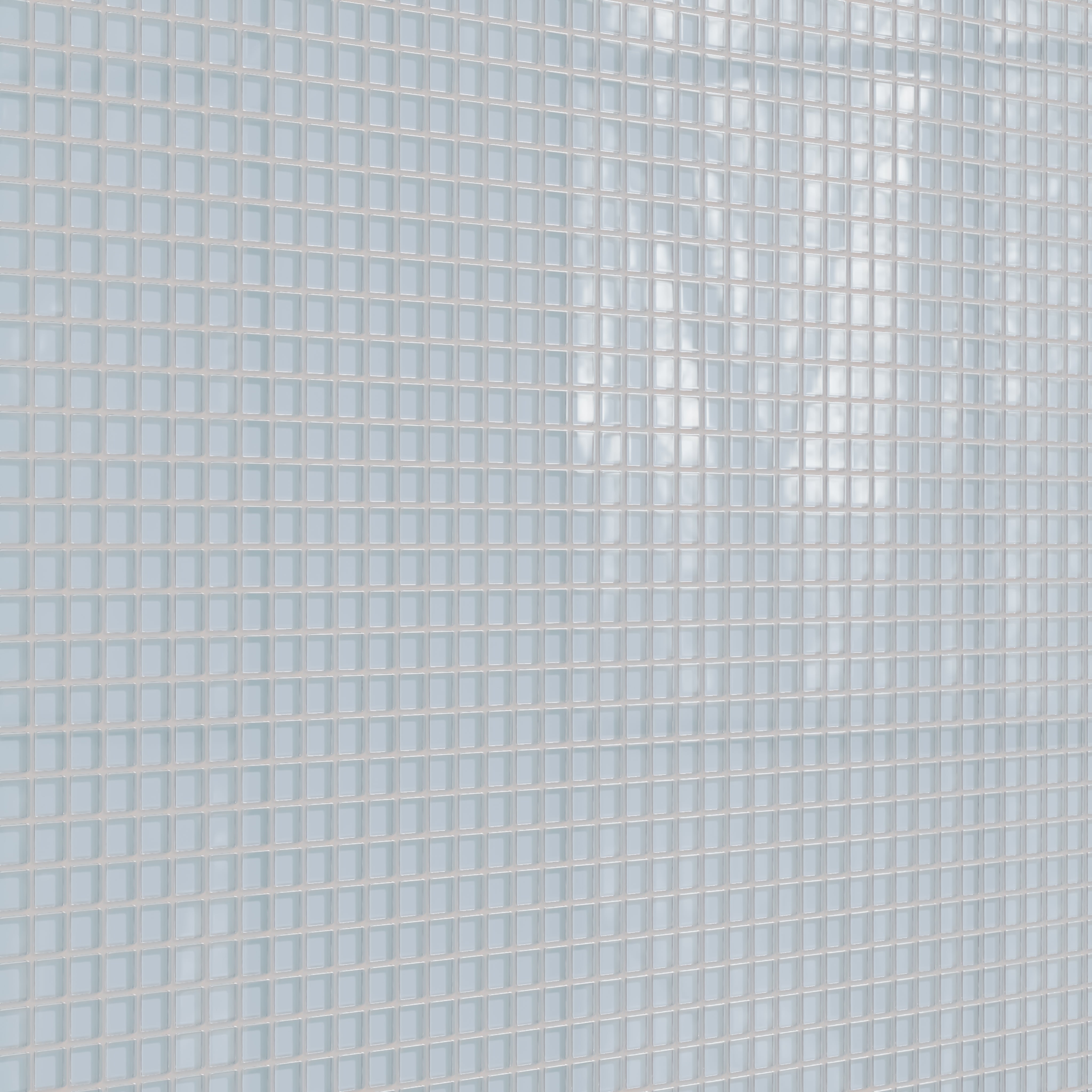 1x1 Straight Set Sheeted Glass Mosaic Tile in Partridge Gloss