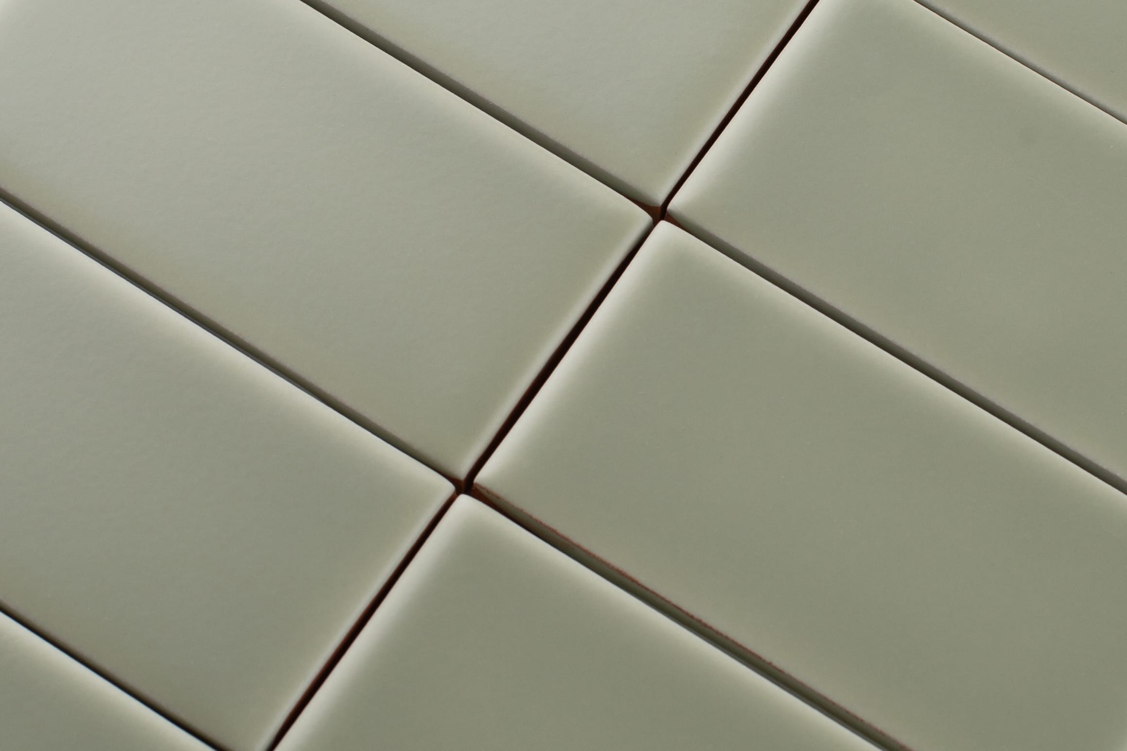 1x4 Half Offset Sheeted Original Ceramic Mosaic Tile in Rosemary Matte