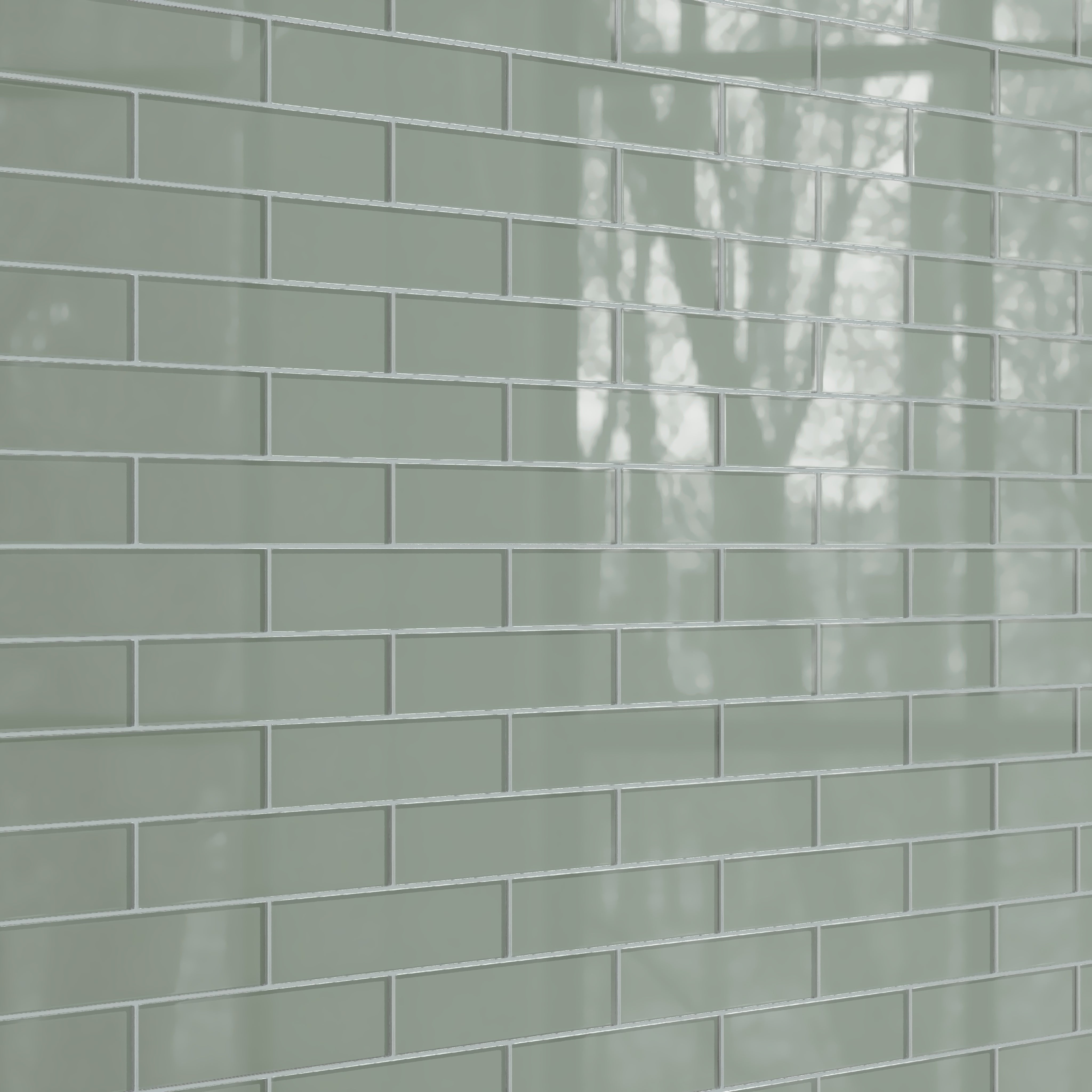 3x12 Glass Tile in Hummingbird Gloss