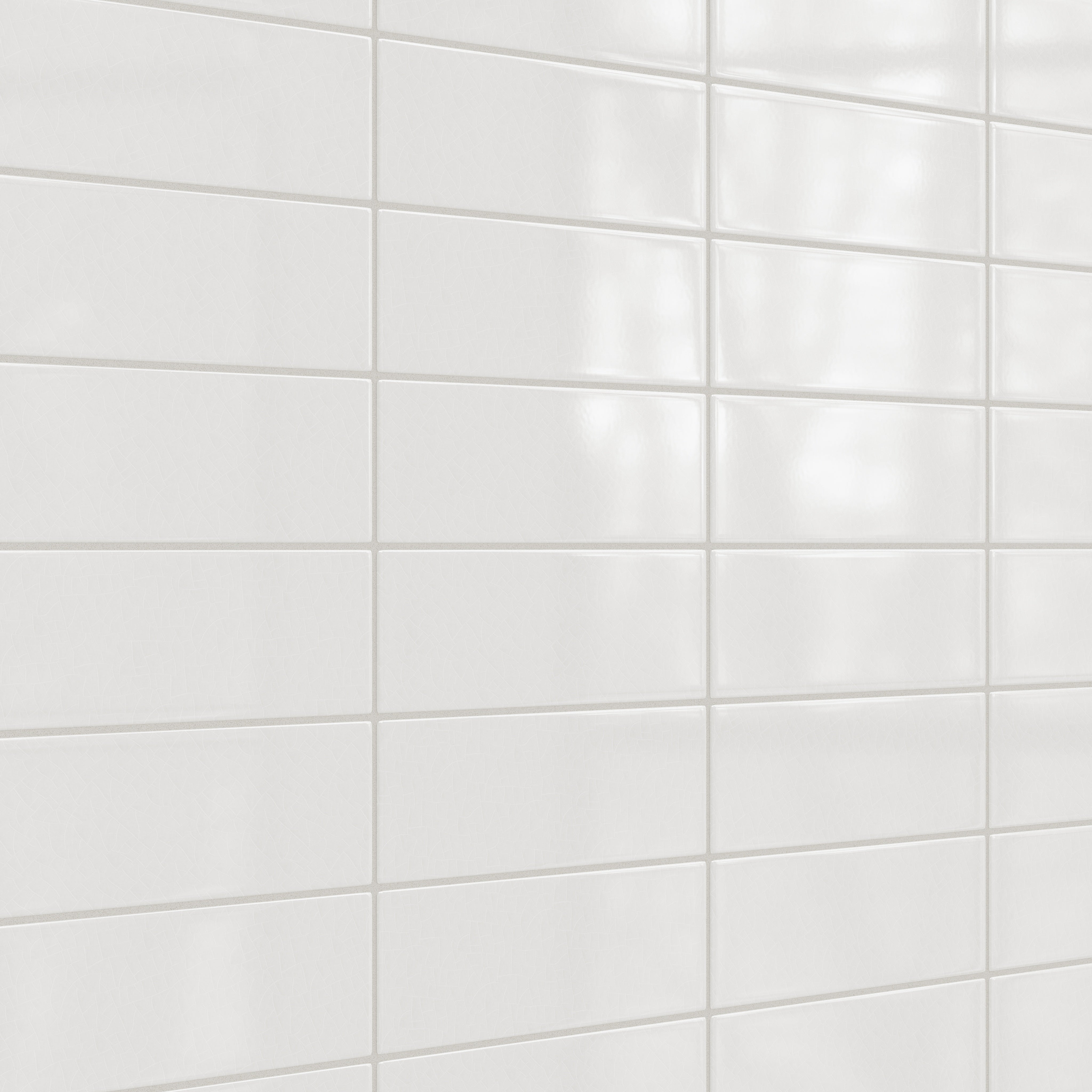 4x12 Original Ceramic Tile in Frost Gloss