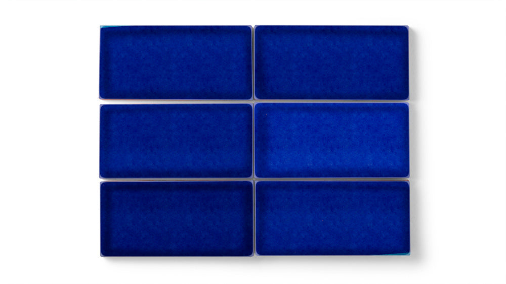 4x8 Original Ceramic Tile in Azul Gloss