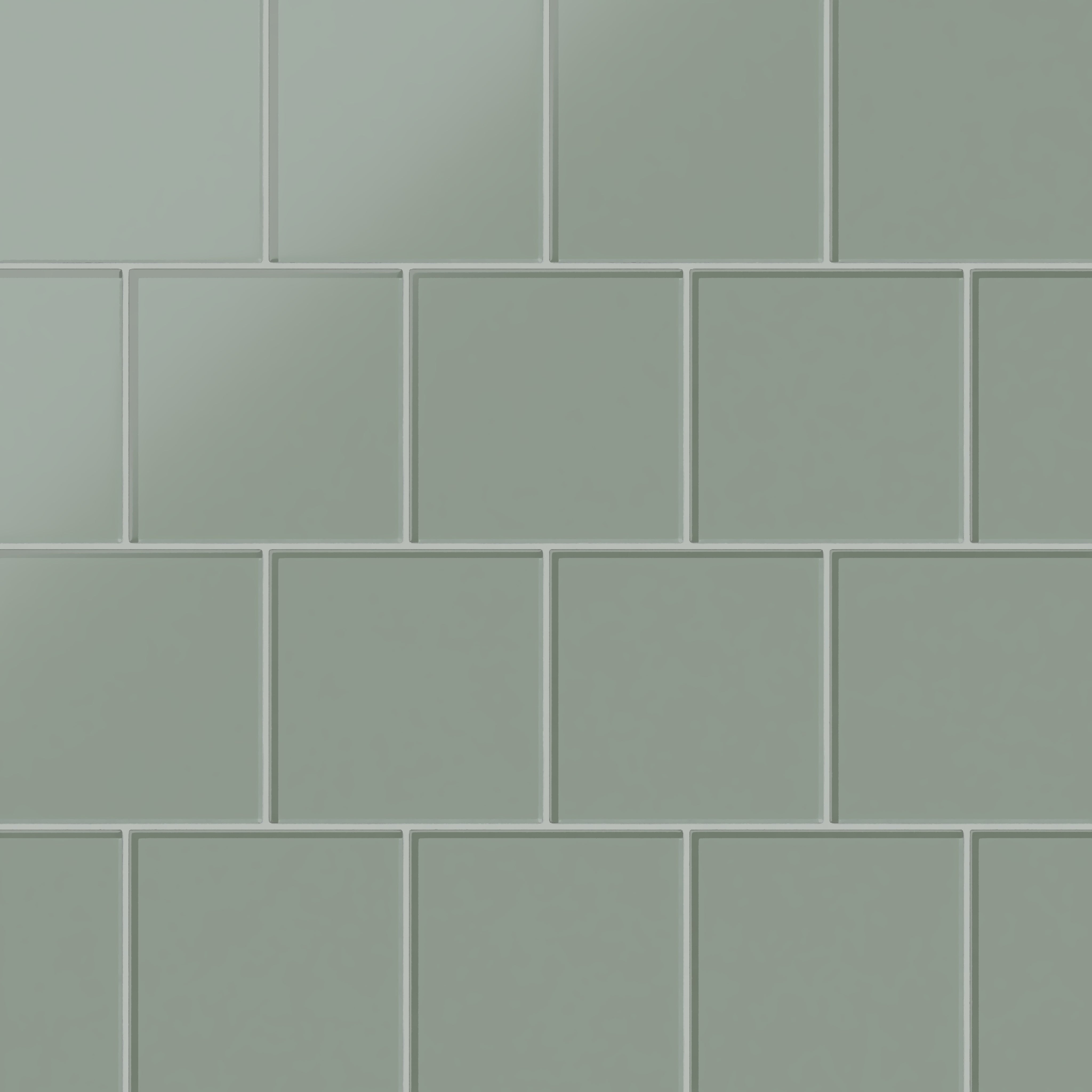 6x6 Glass Tile in Hummingbird Matte