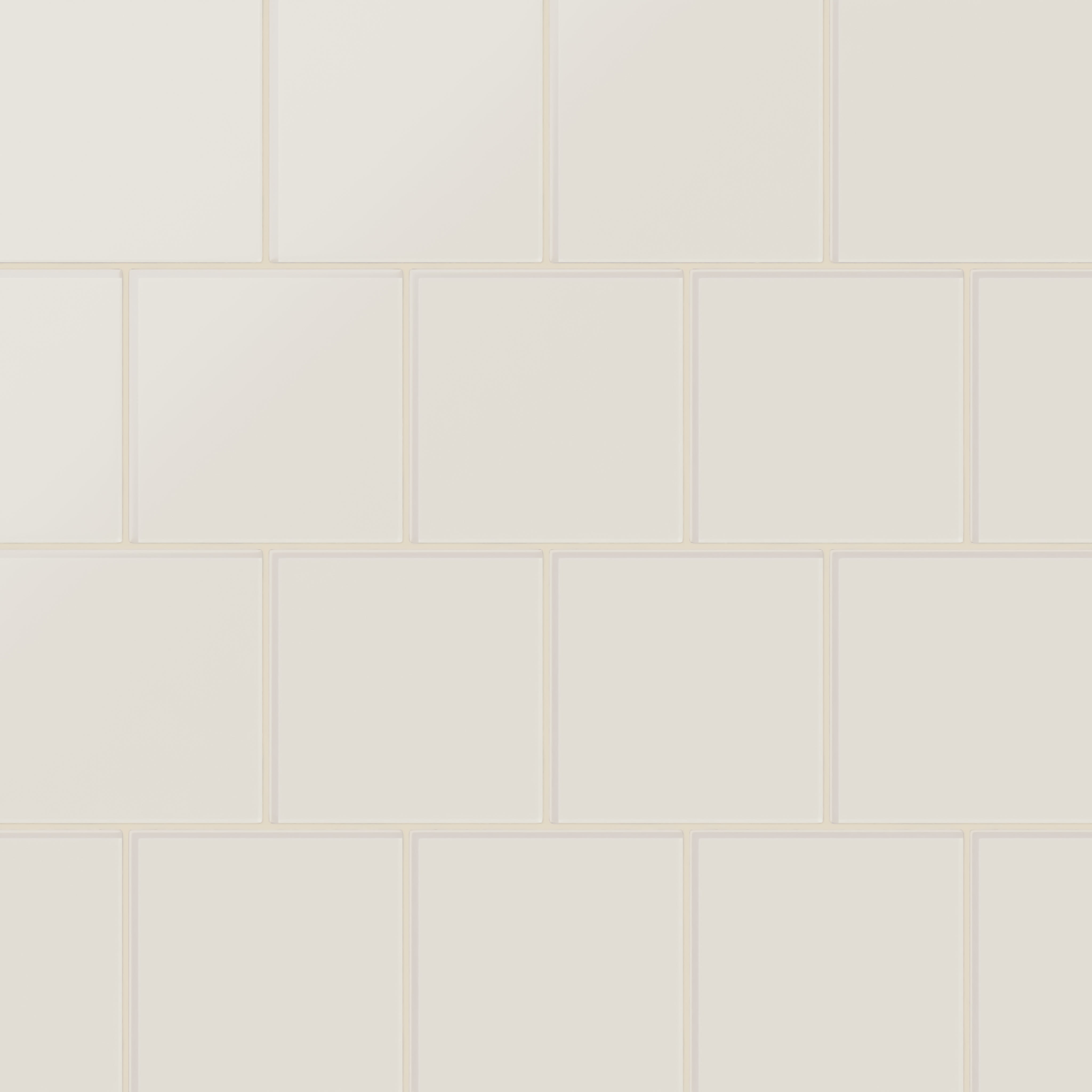 6x6 Glass Tile in Dove Matte