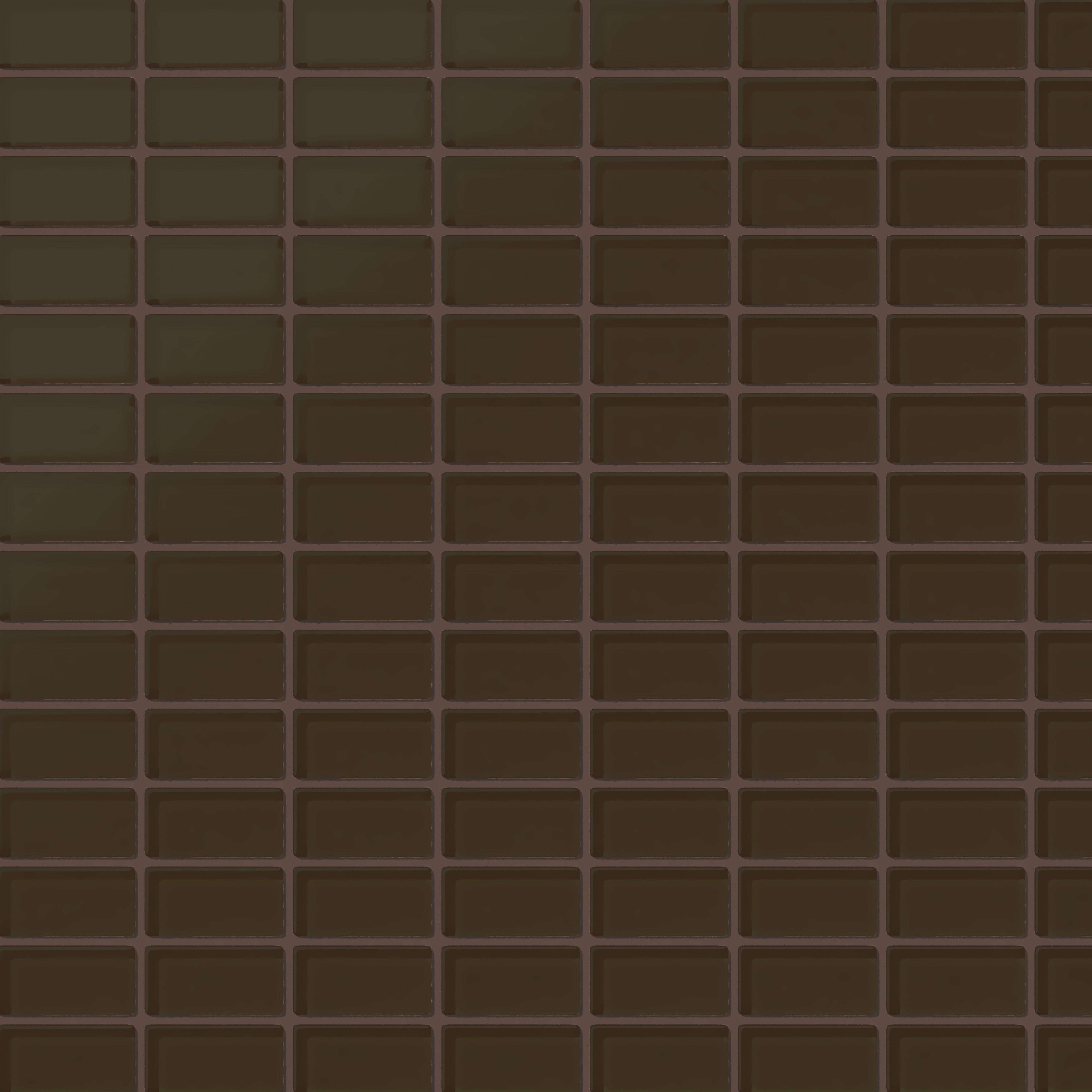 1x2 Straight Set Sheeted Glass Mosaic Tile in Osprey Matte