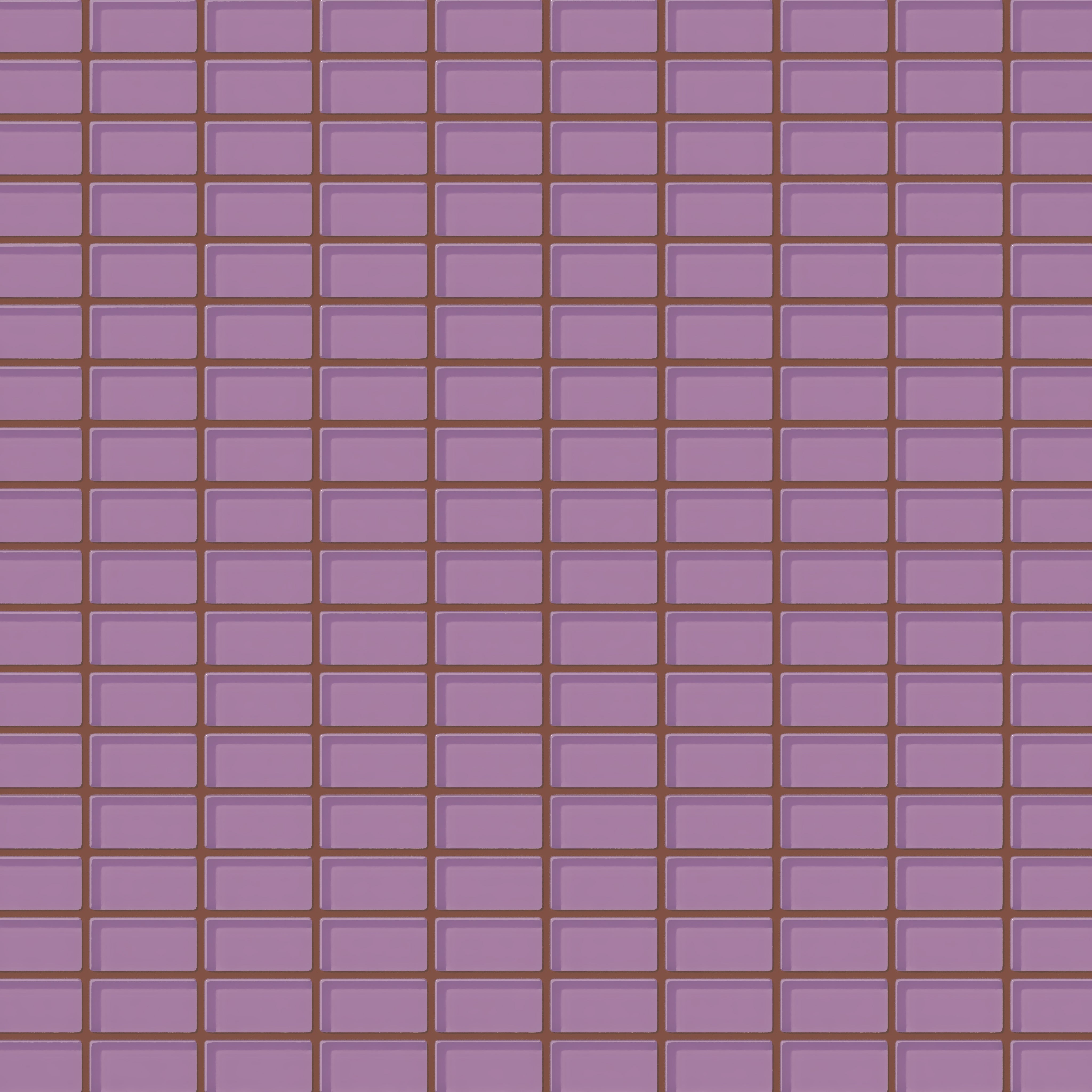 1x2 Straight Set Sheeted Glass Mosaic Tile in Waxbill Gloss