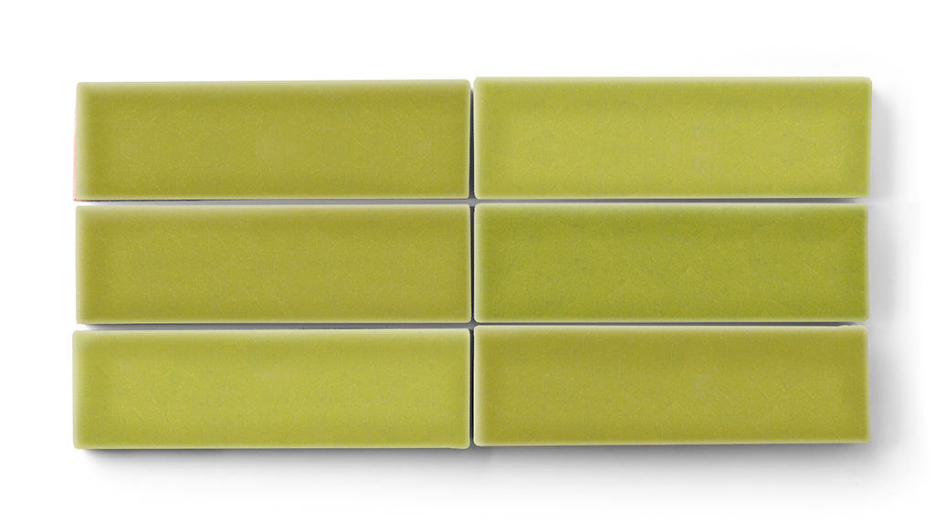 3x9 Original Ceramic Tile in Palm Tree Gloss