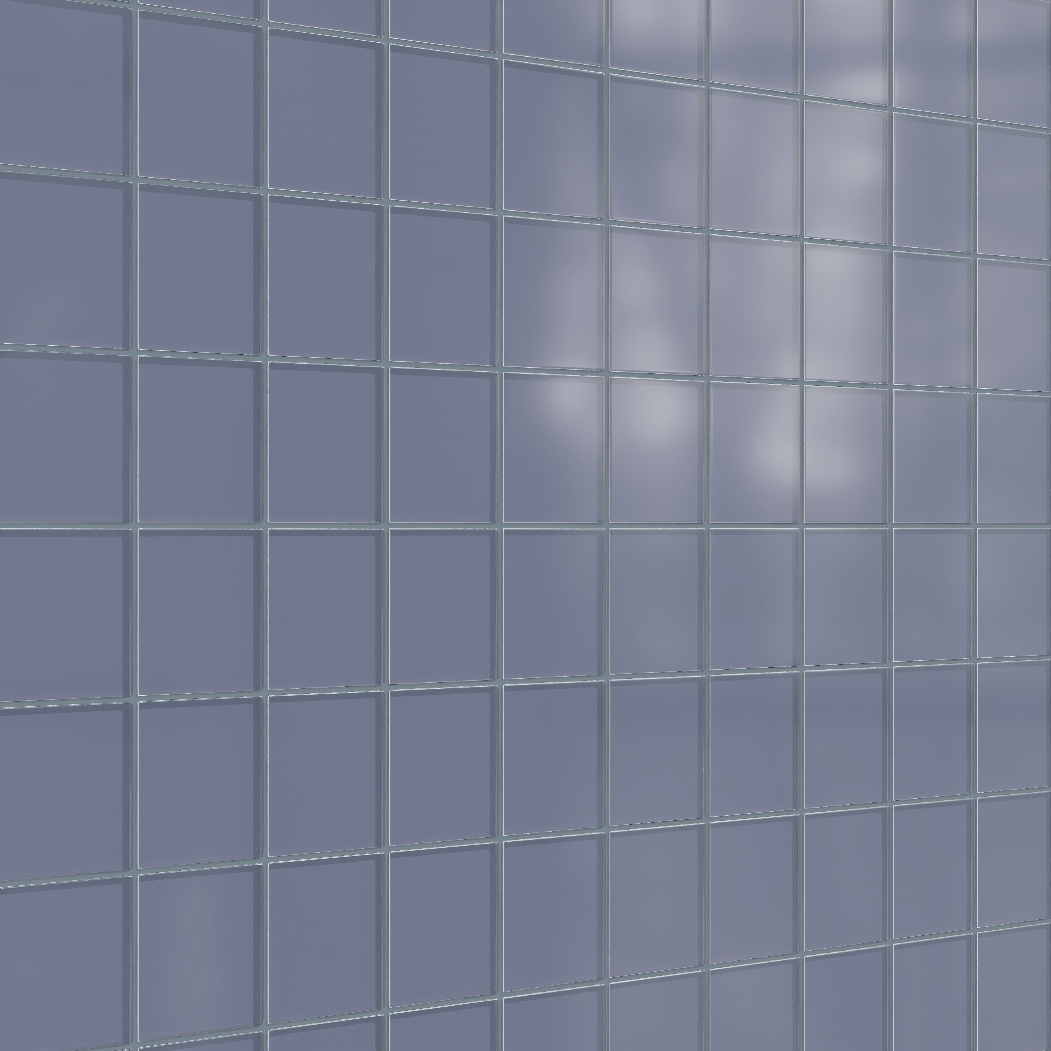 4x4 Glass Tile in Nuthatch Matte