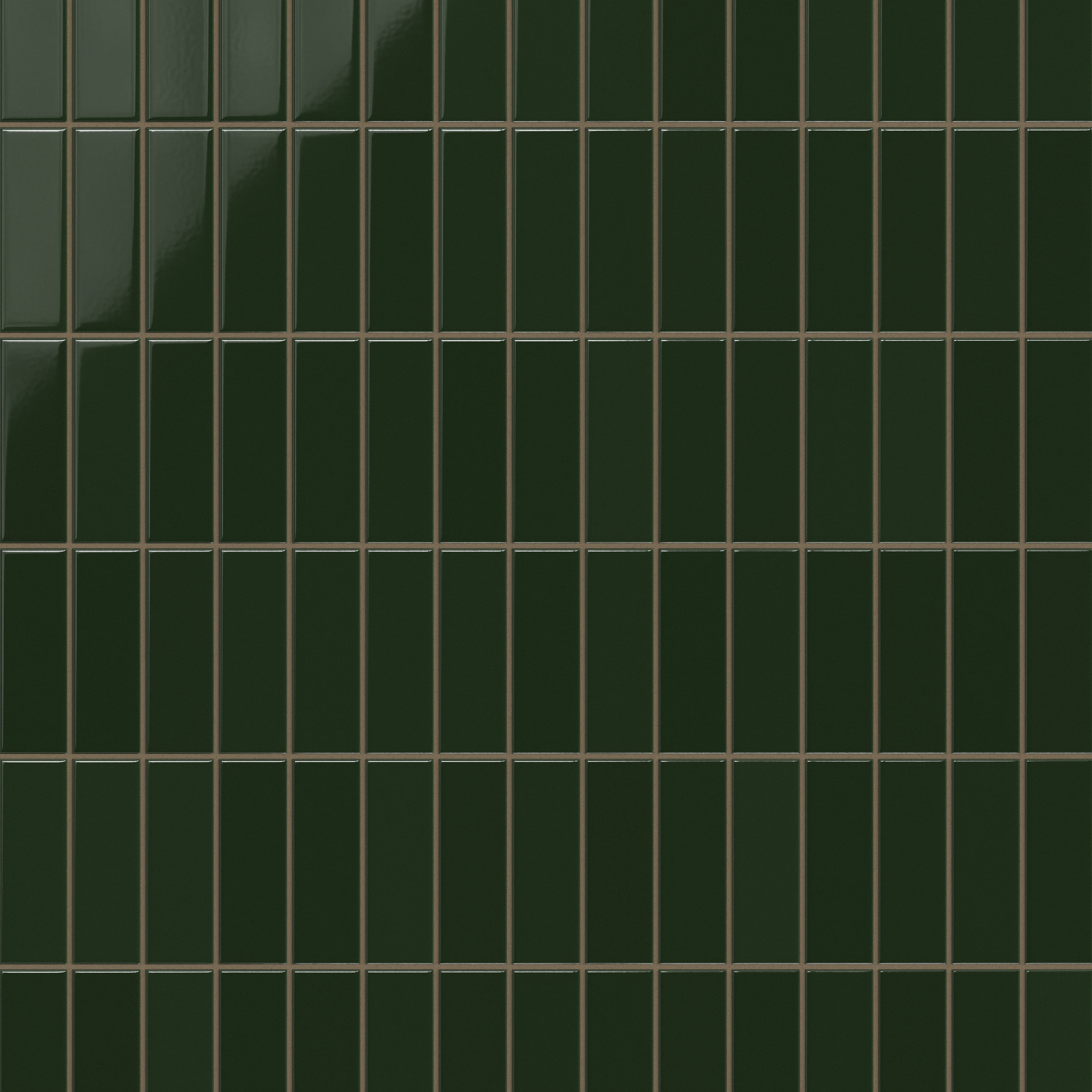 2x6 Original Ceramic Tile in Hunter Green Gloss