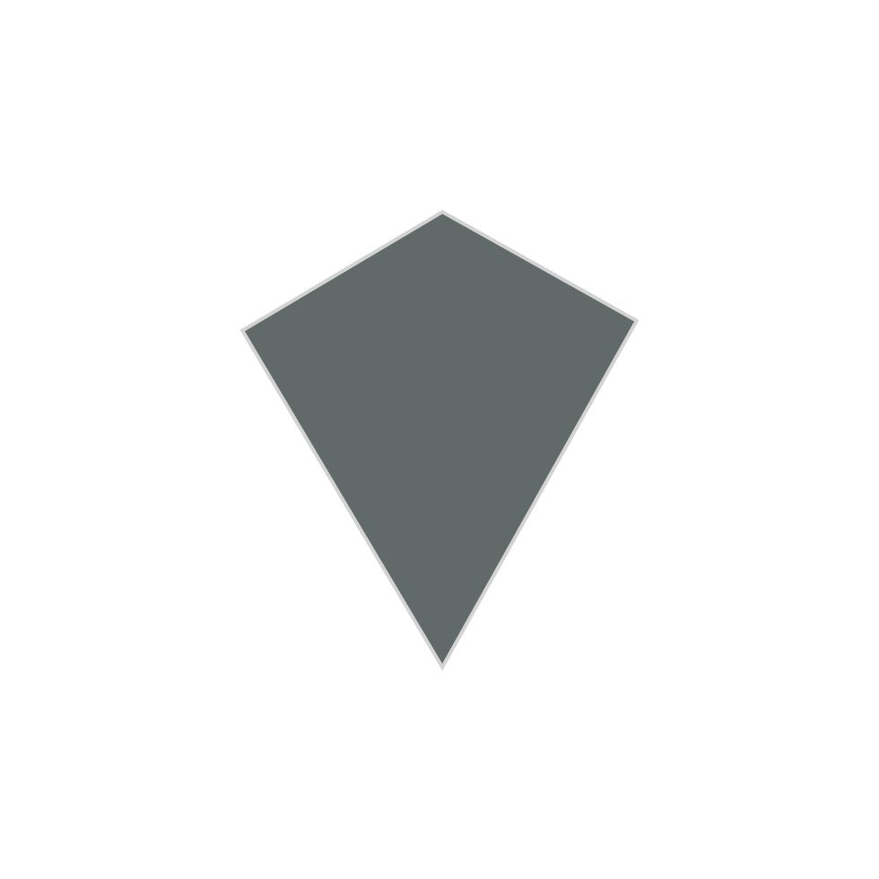 Hexite Original Ceramic Tile in Flagstone Gloss