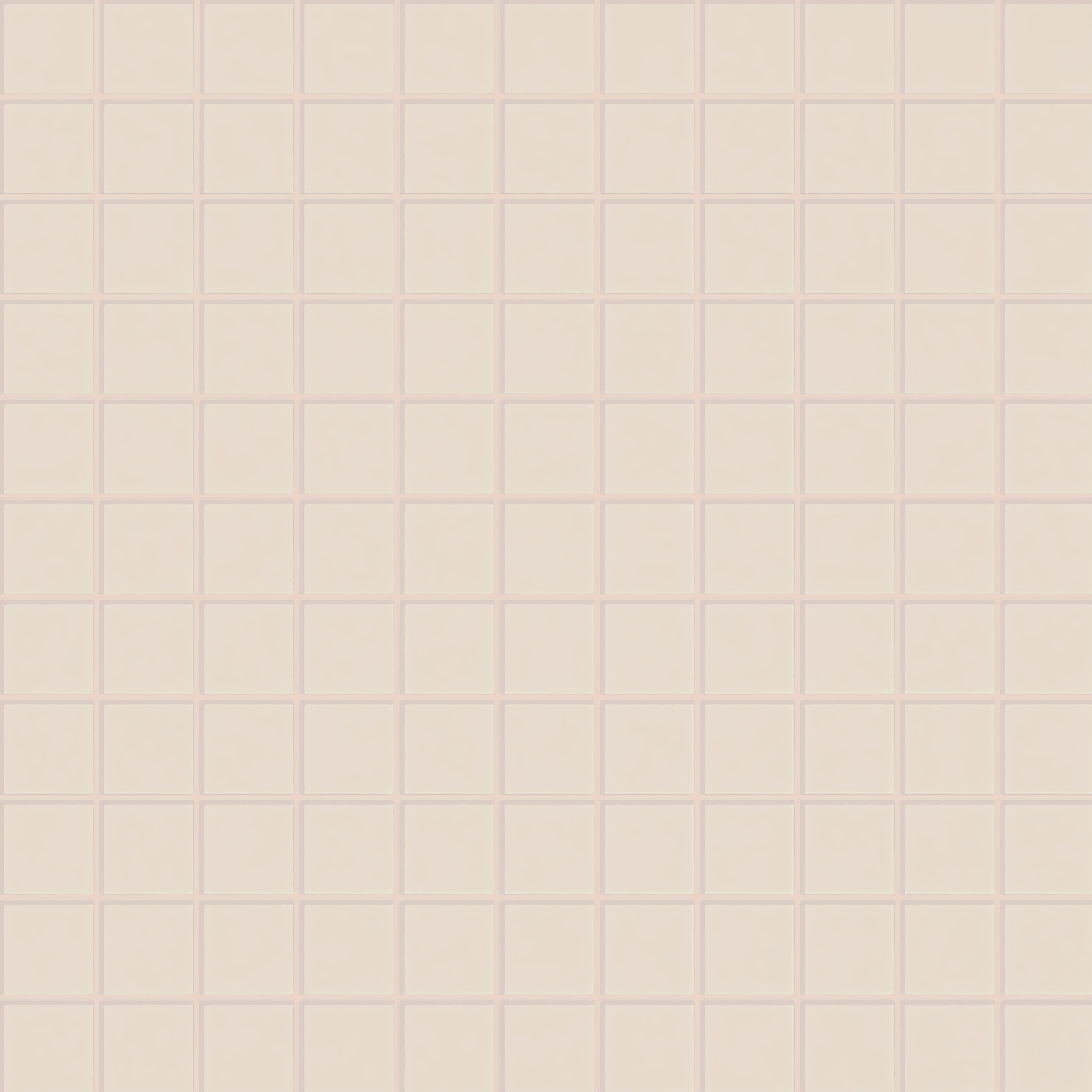 3x3 Straight Set Sheeted Glass Mosaic Tile in Sandpiper Gloss