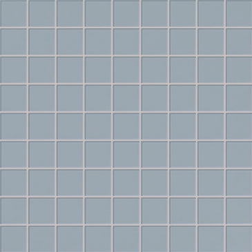 3x3 Straight Set Sheeted Glass Mosaic Tile in Pinyon Jay Gloss