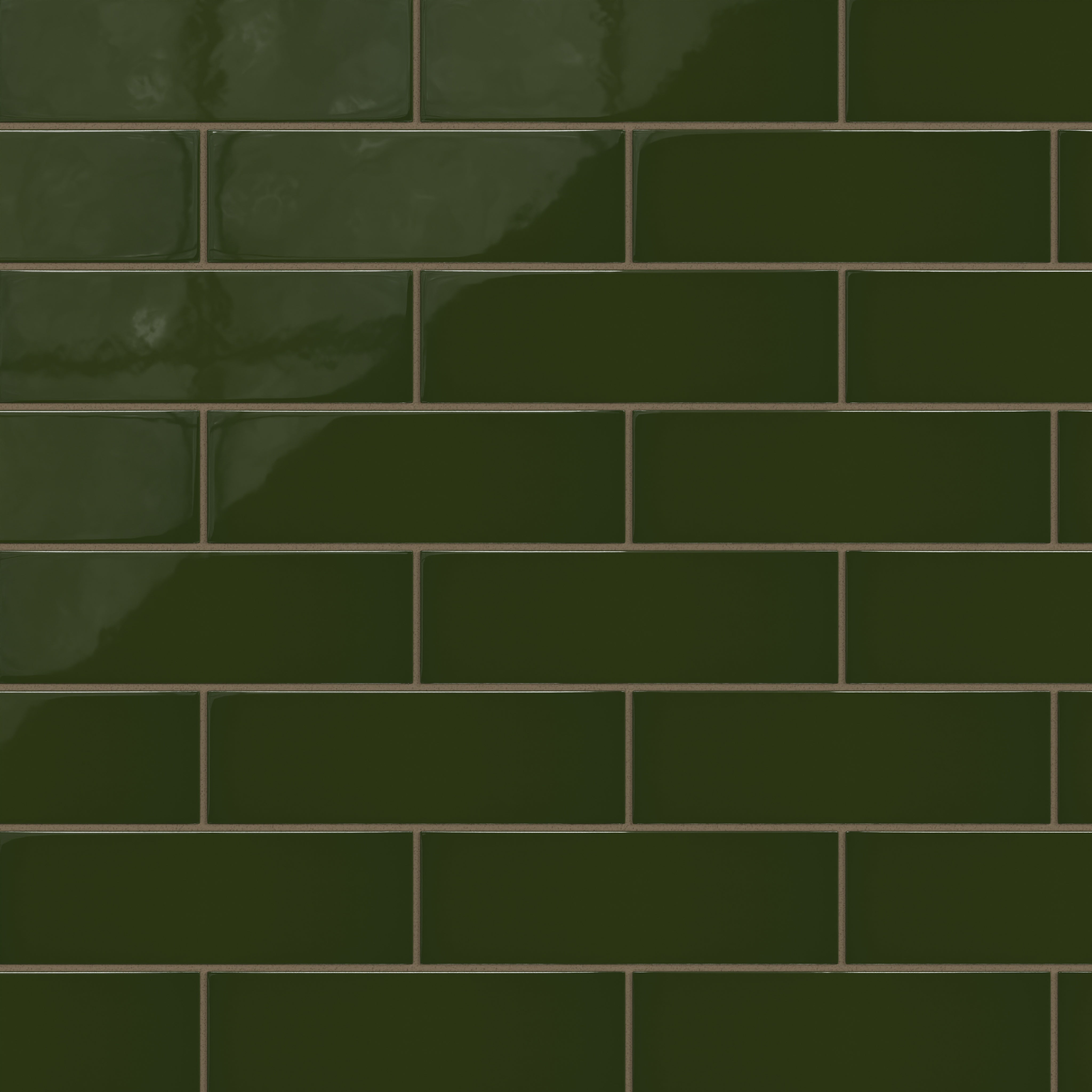 3x9 Natural Press Ceramic Tile in Green Apatite Gloss