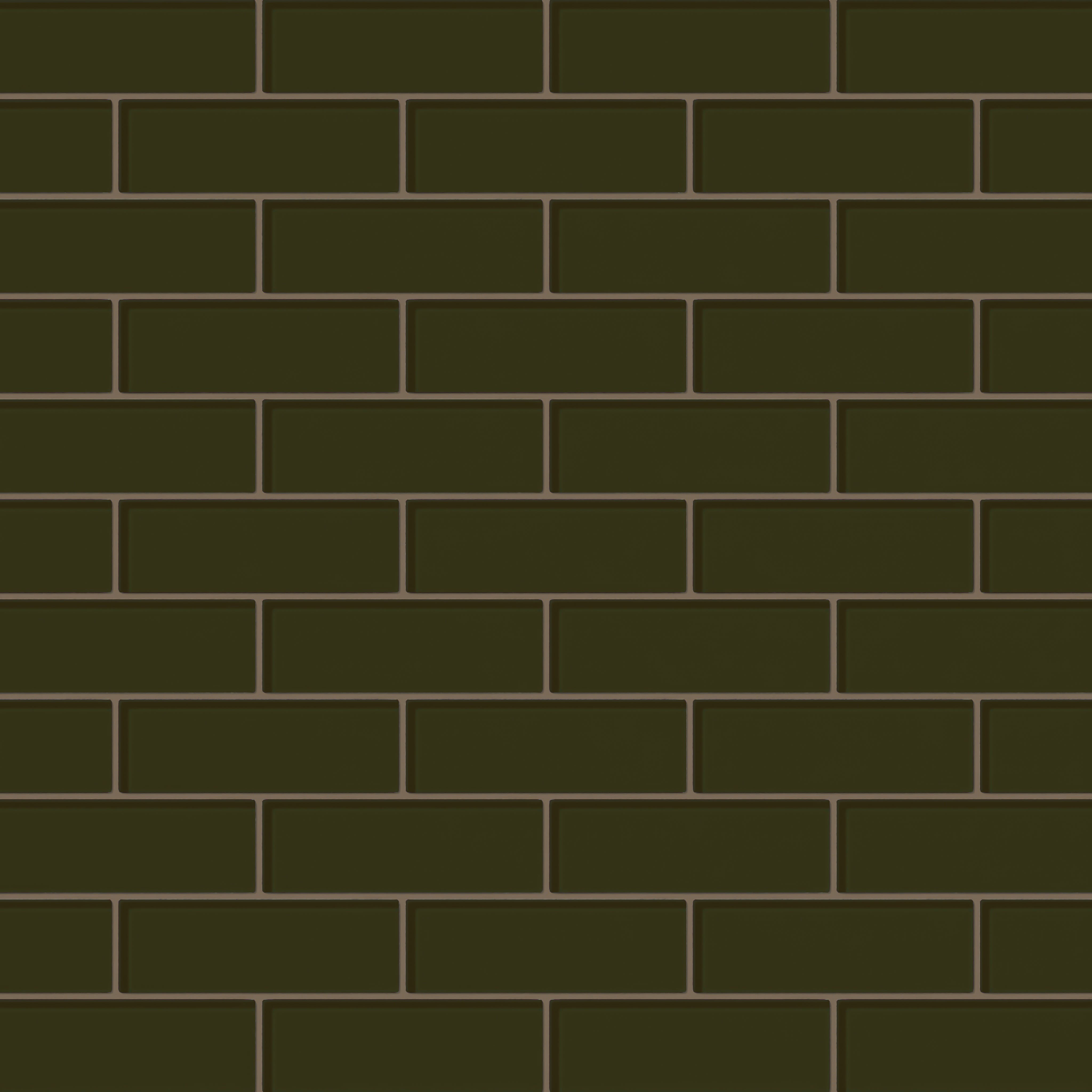 2x6 Glass Tile in Catbird Gloss