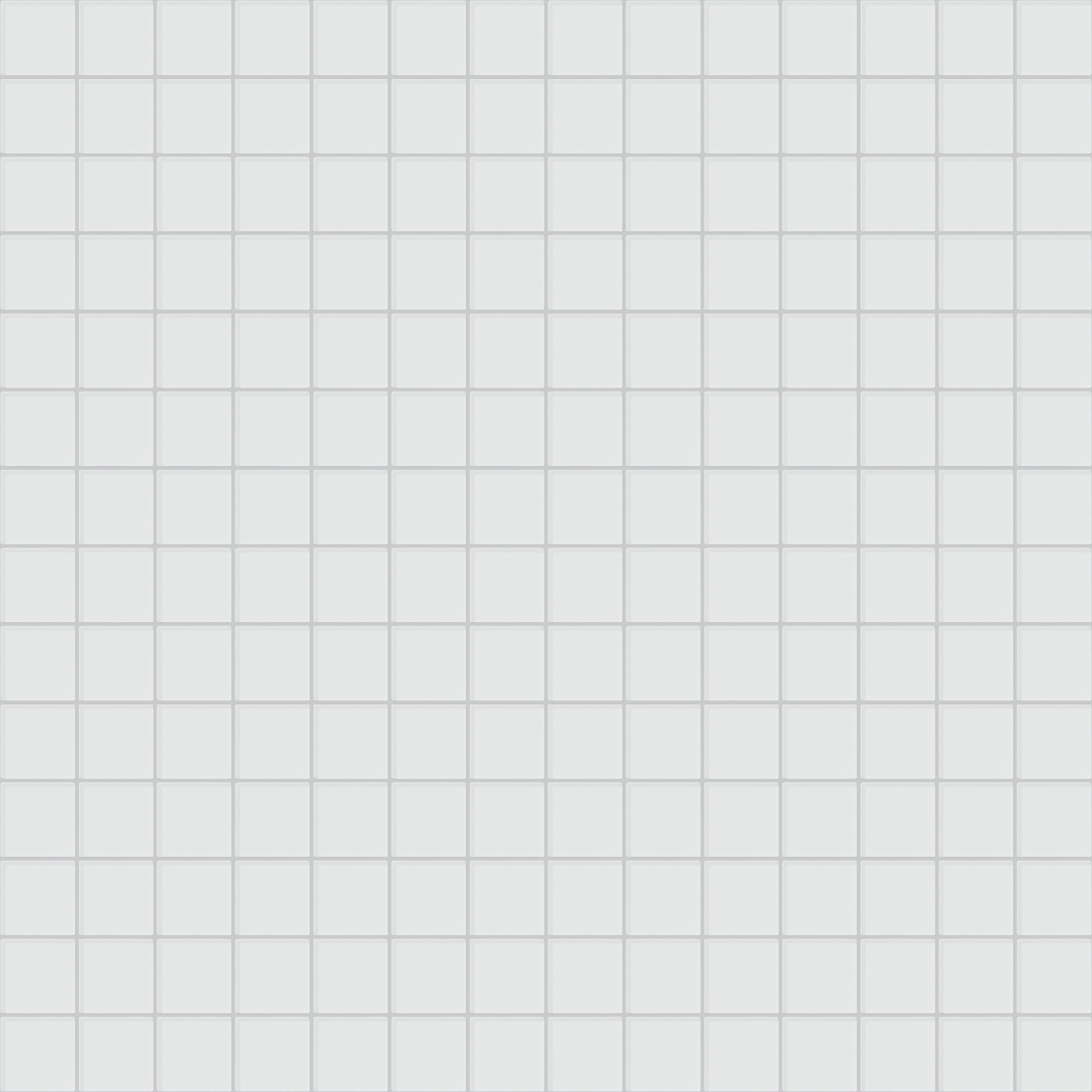 3x3 Straight Set Sheeted Glass Mosaic Tile in Egret Gloss