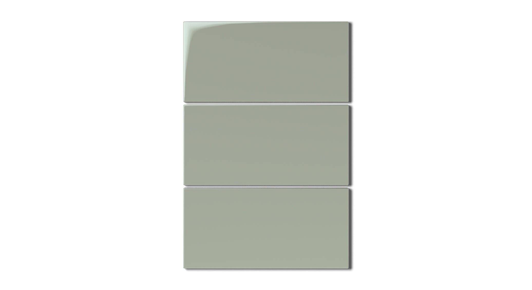 4x8 Natural Press Ceramic Tile in Terre Verte Gloss
