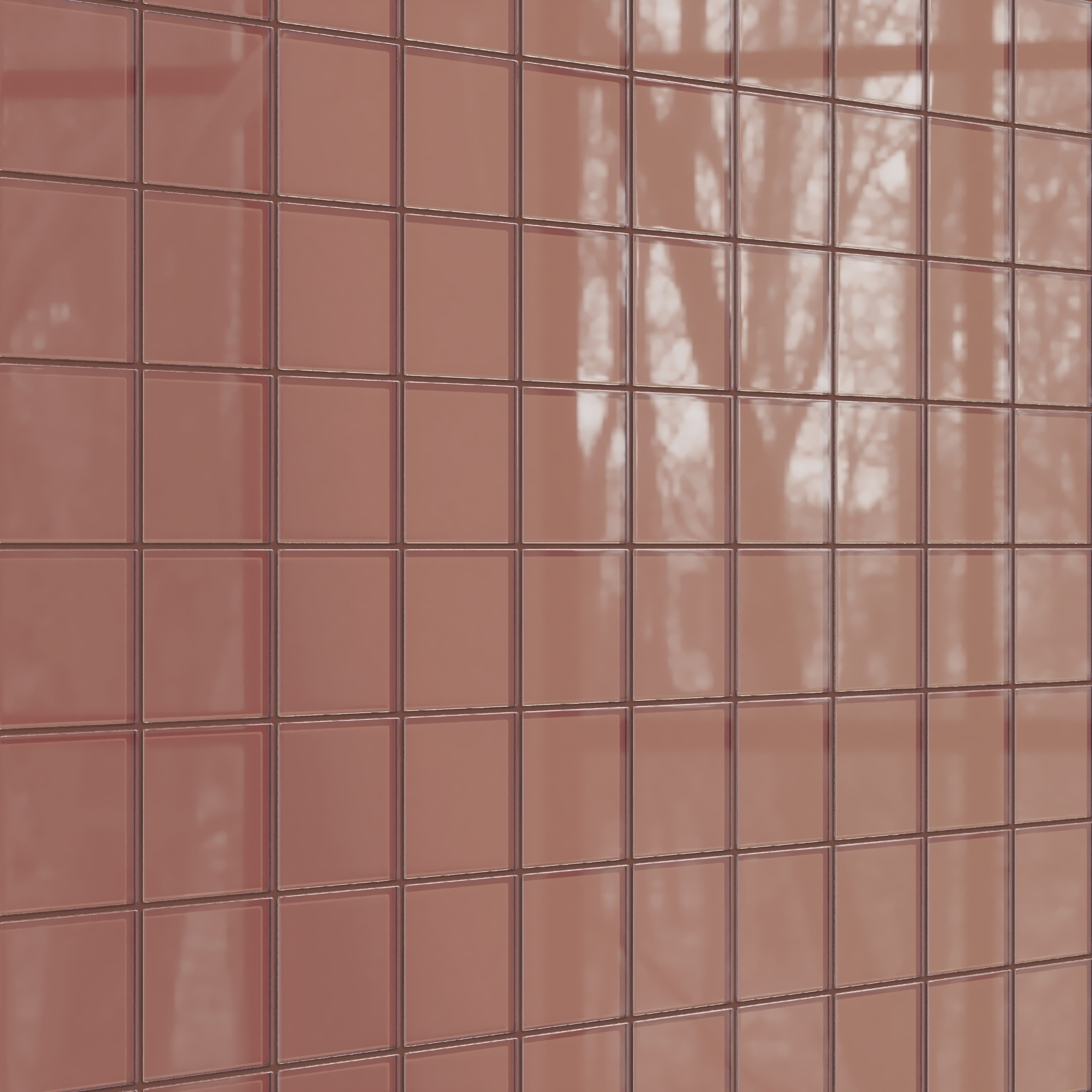 4x4 Glass Tile in Flicker Gloss