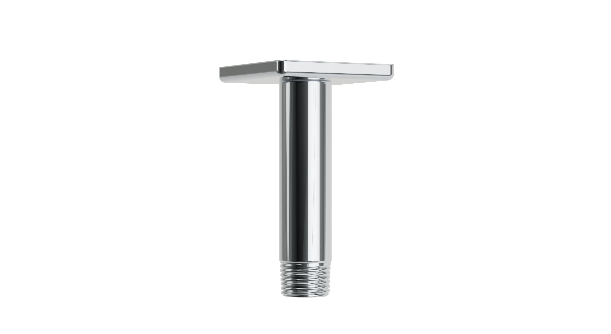 Flatiron 4" Straight Shower Arm with Flange