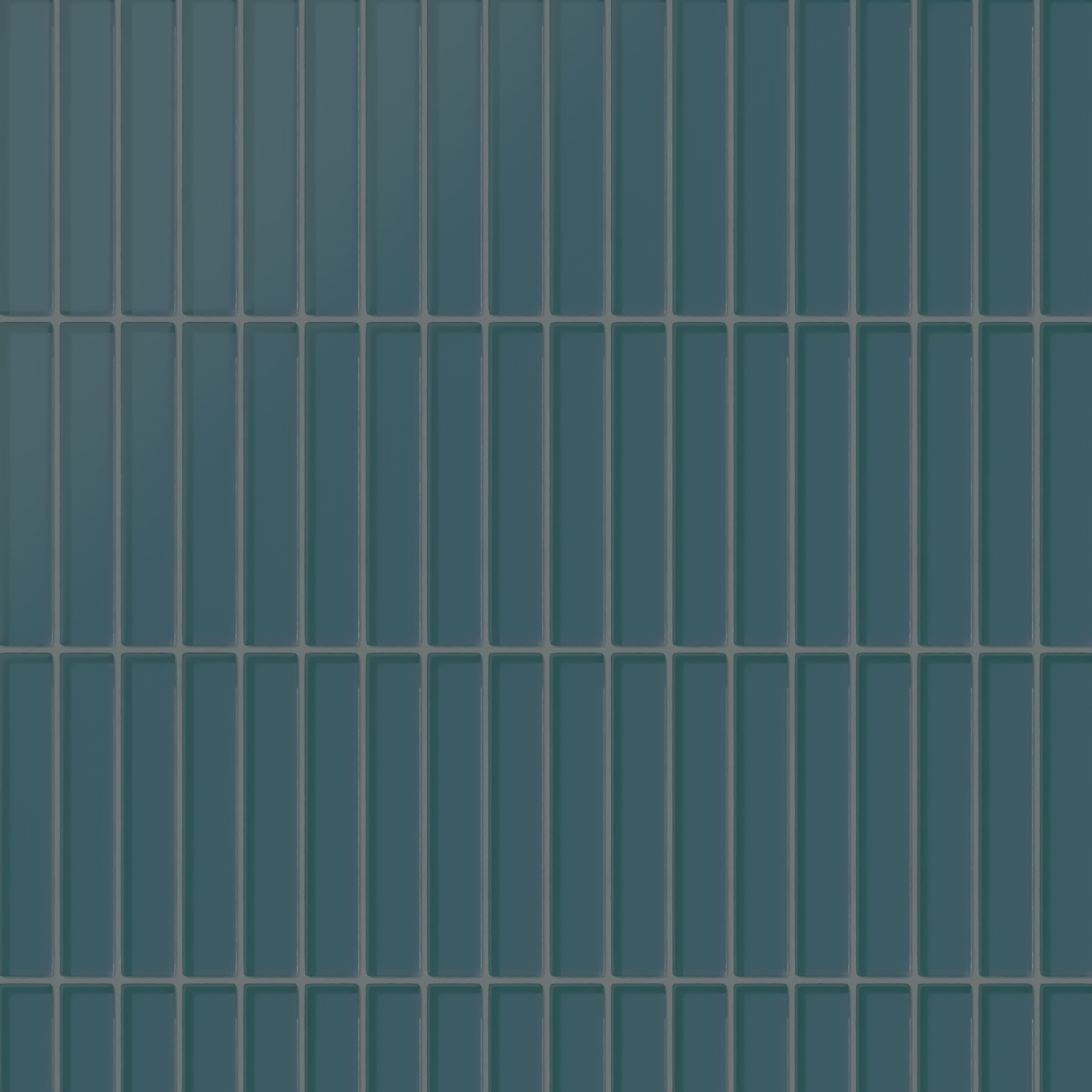 1x6 Straight Set Sheeted Glass Mosaic Tile in Magpie Matte