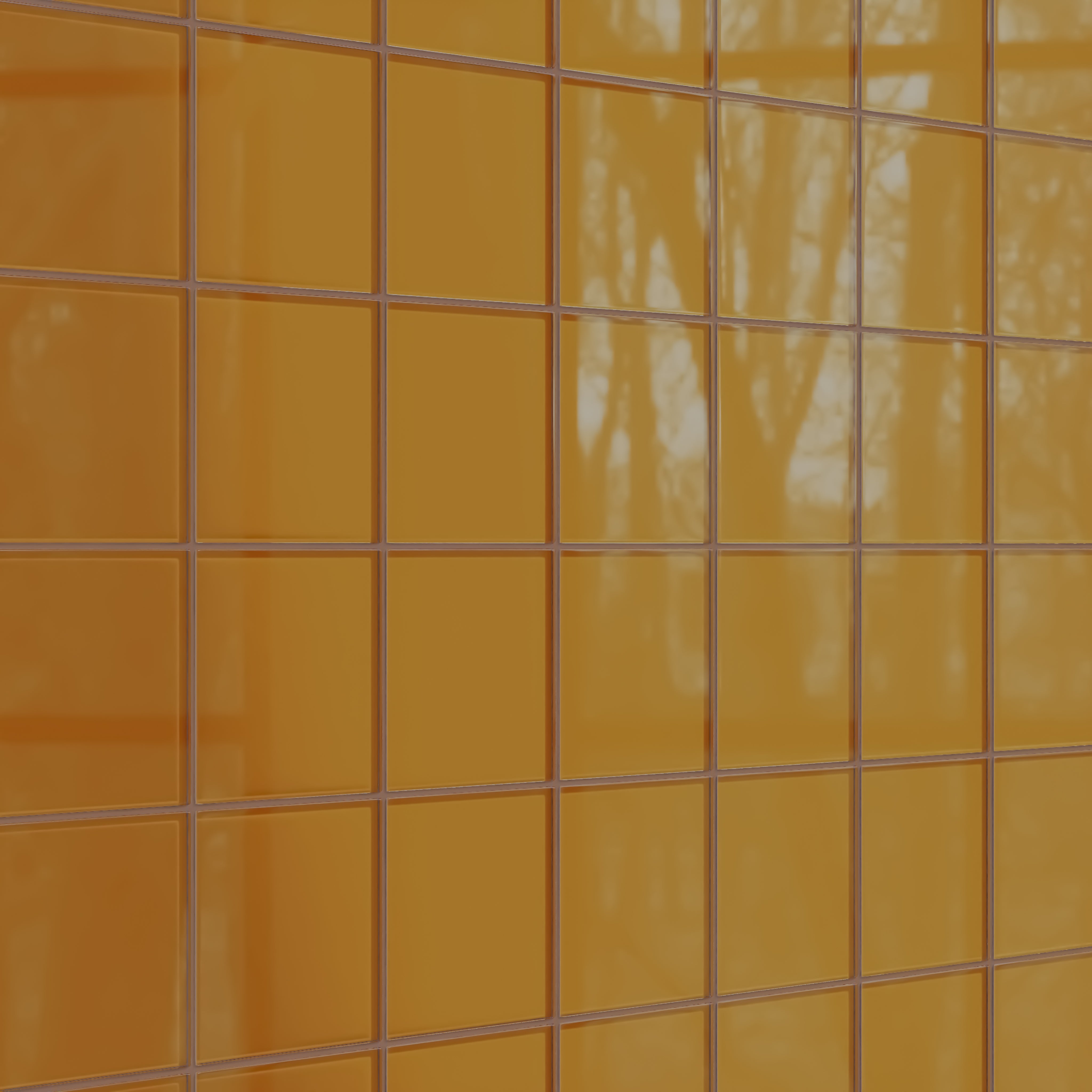 6x6 Glass Tile in Falcon Gloss