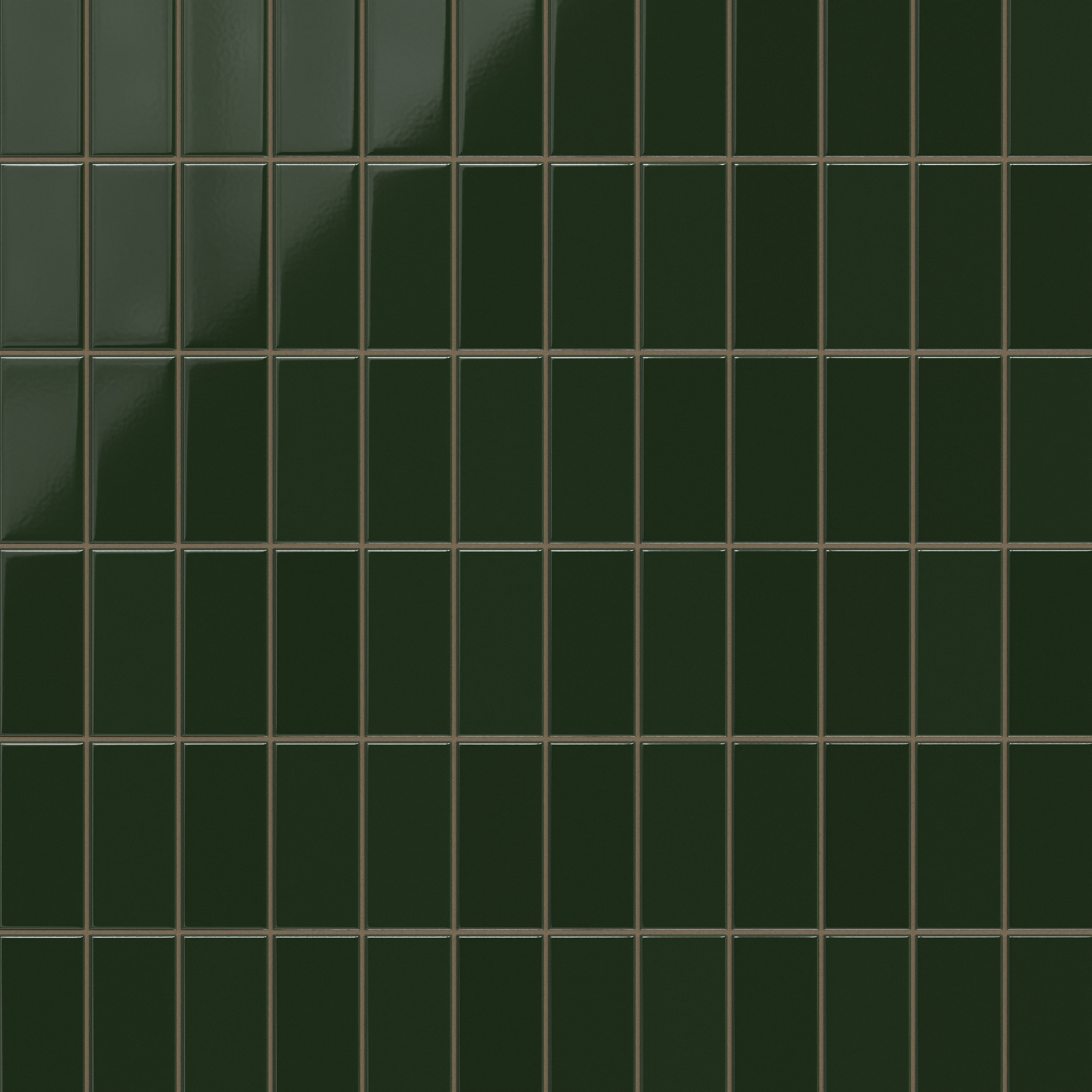 3x6 Original Ceramic Tile in Hunter Green Gloss