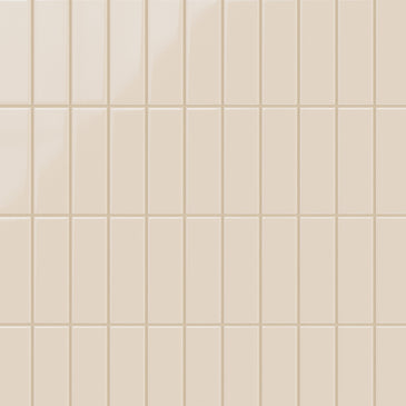 2x6 Original Ceramic Tile in Ivory Gloss
