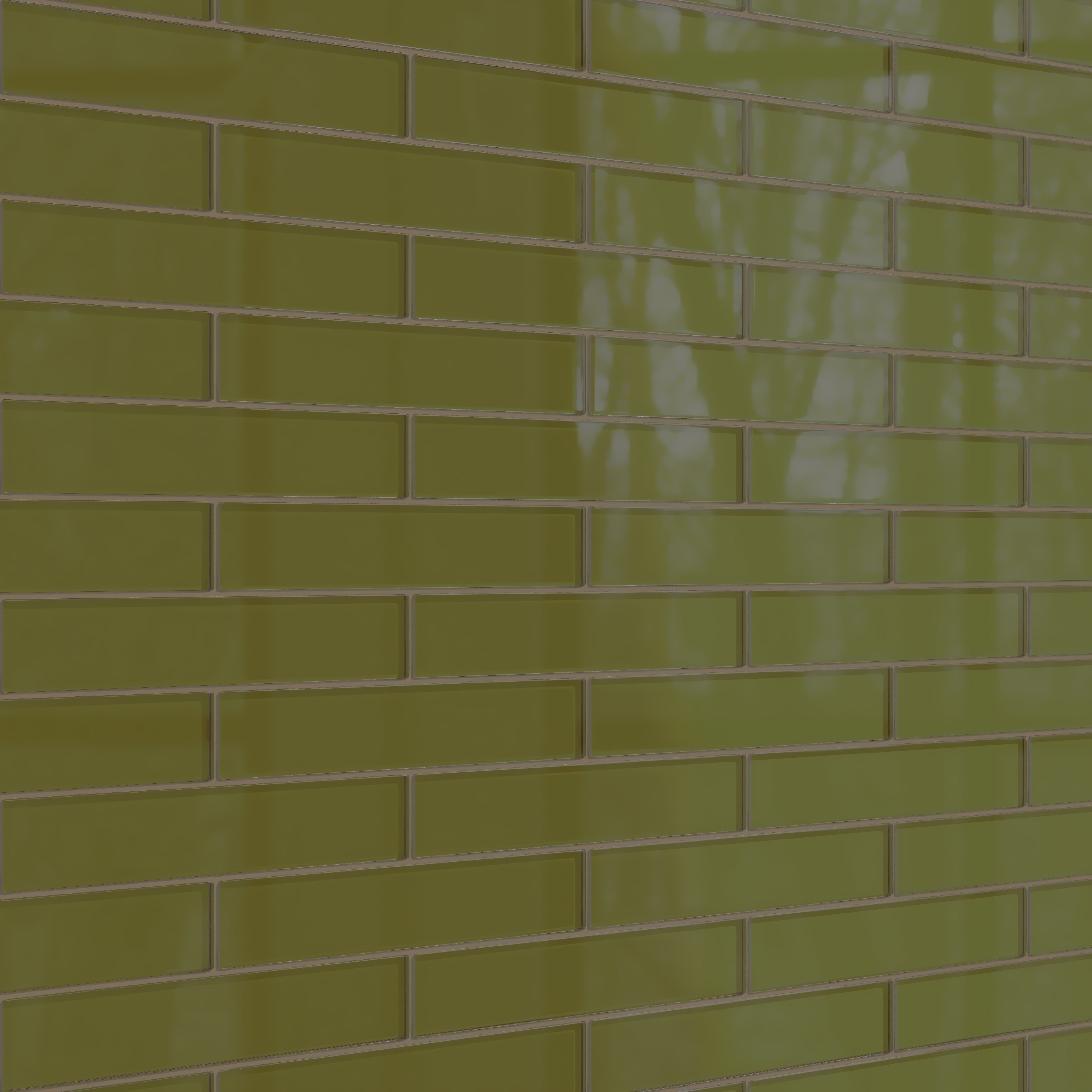 2x12 Glass Tile in Cormorant Gloss