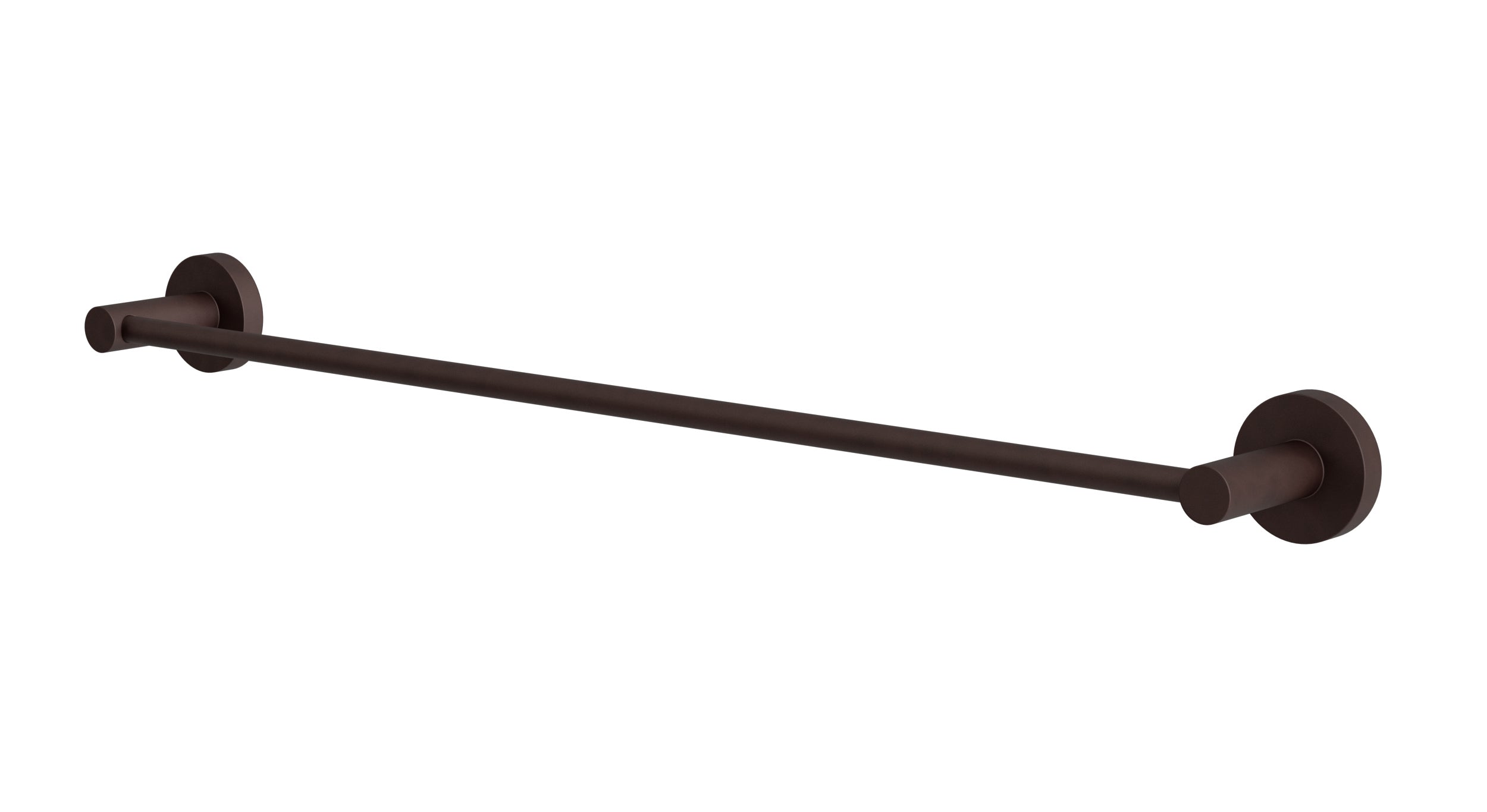 Flatiron Round Towel Bar 24" in Architectural Copper