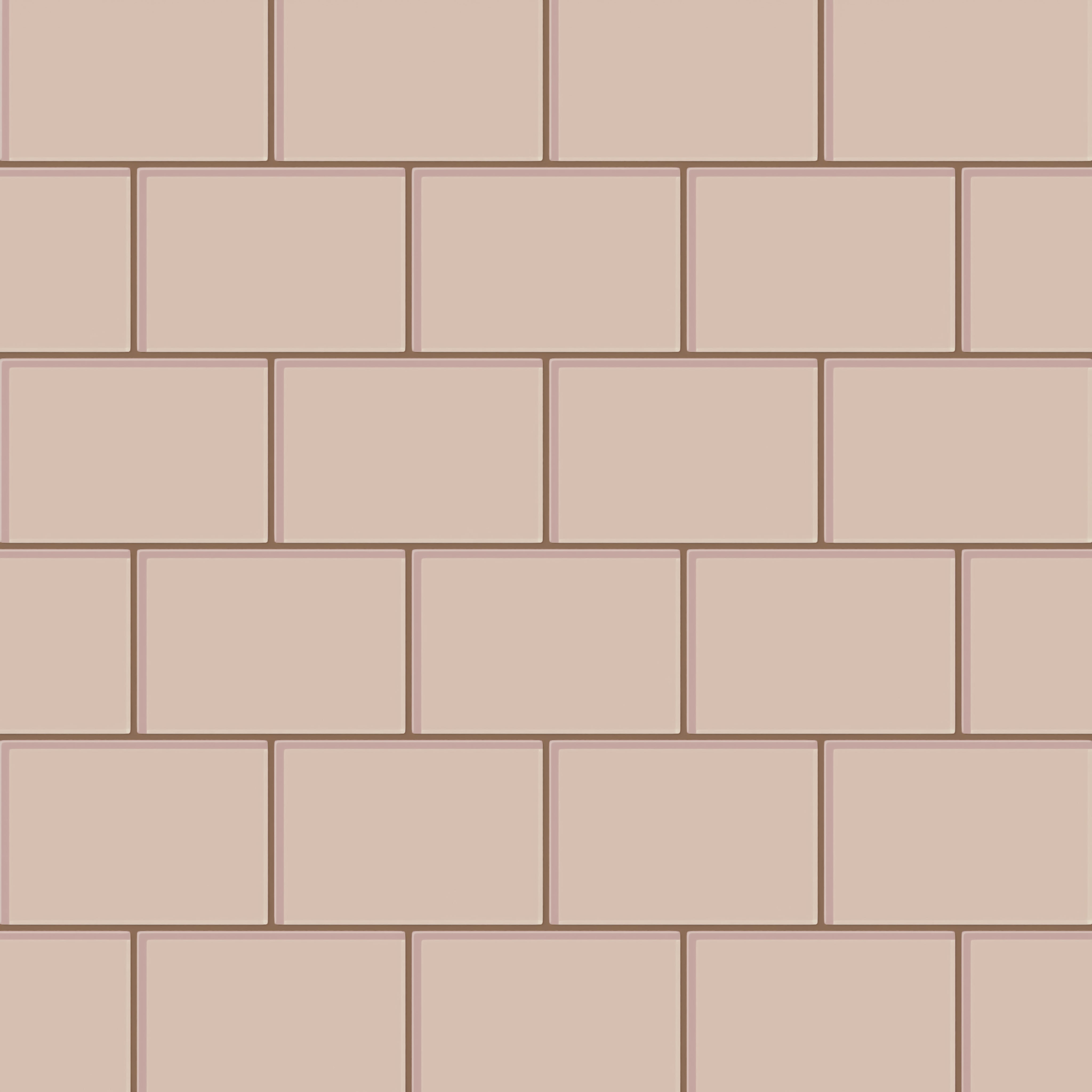 4x6 Glass Tile in Rosy Finch Gloss