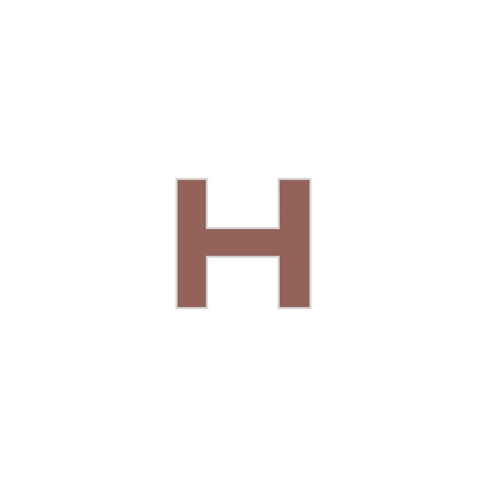 Chaine Homme Original Ceramic Tile in Mauve Matte