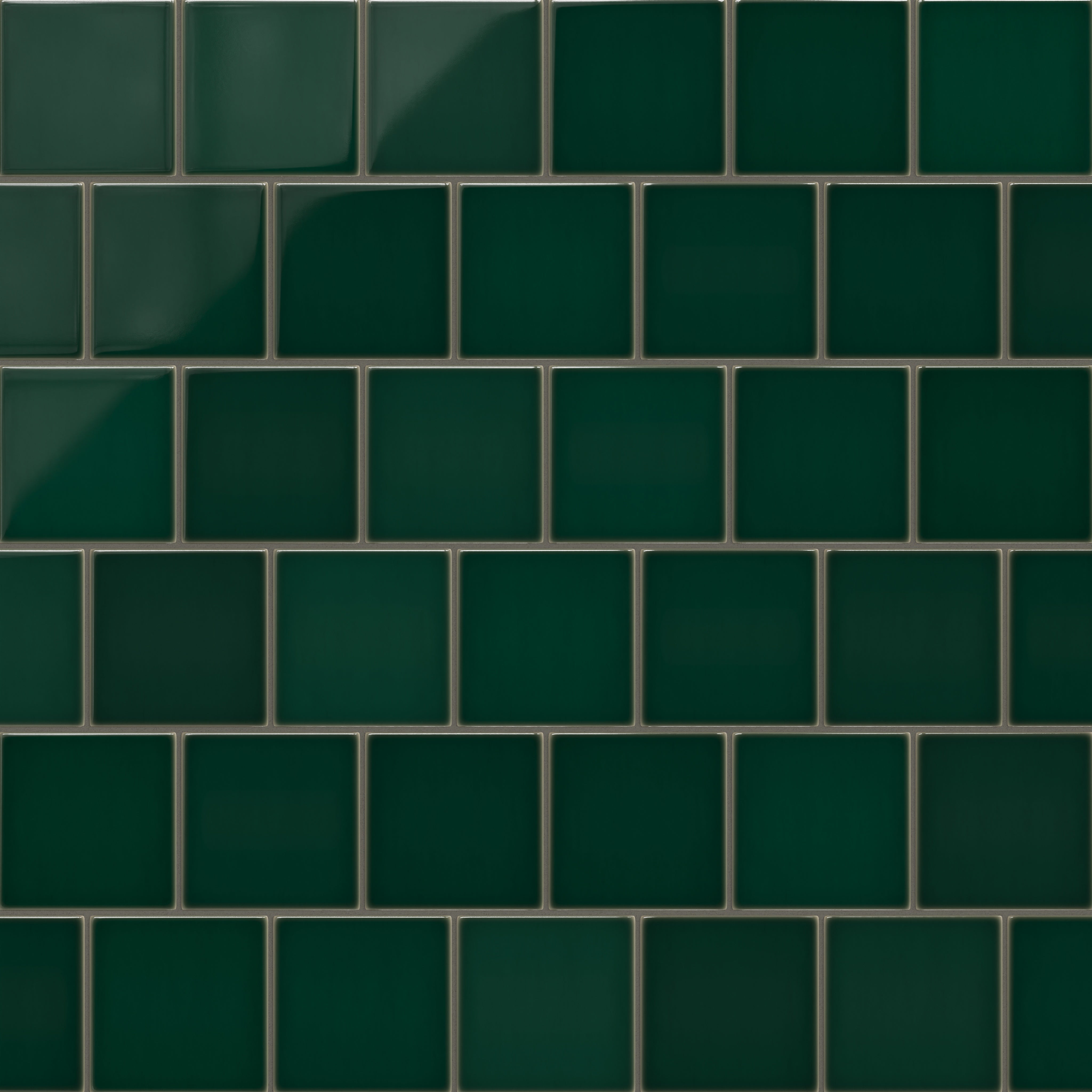 6x6 Original Ceramic Tile in Evergreen Gloss