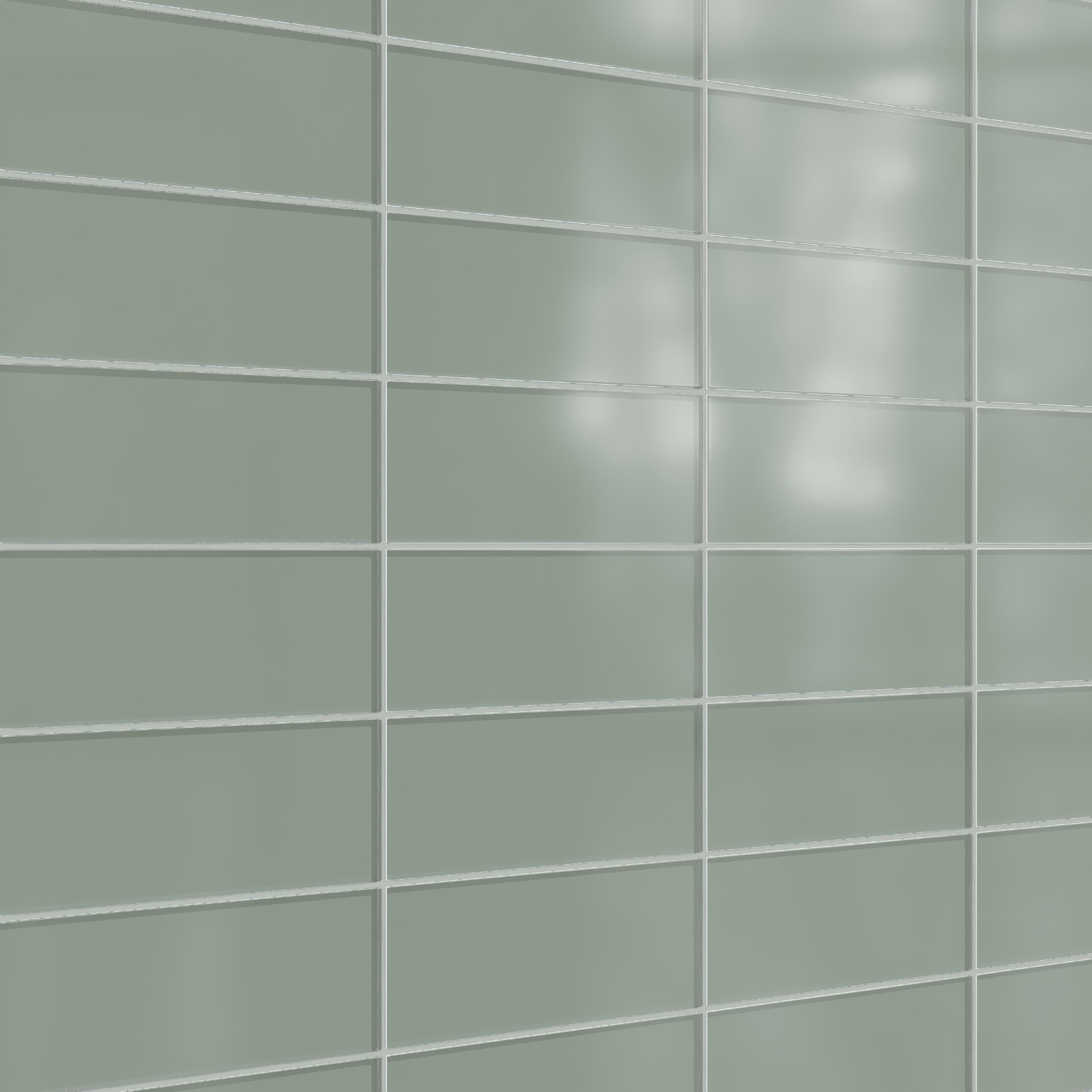 4x12 Glass Tile in Hummingbird Matte