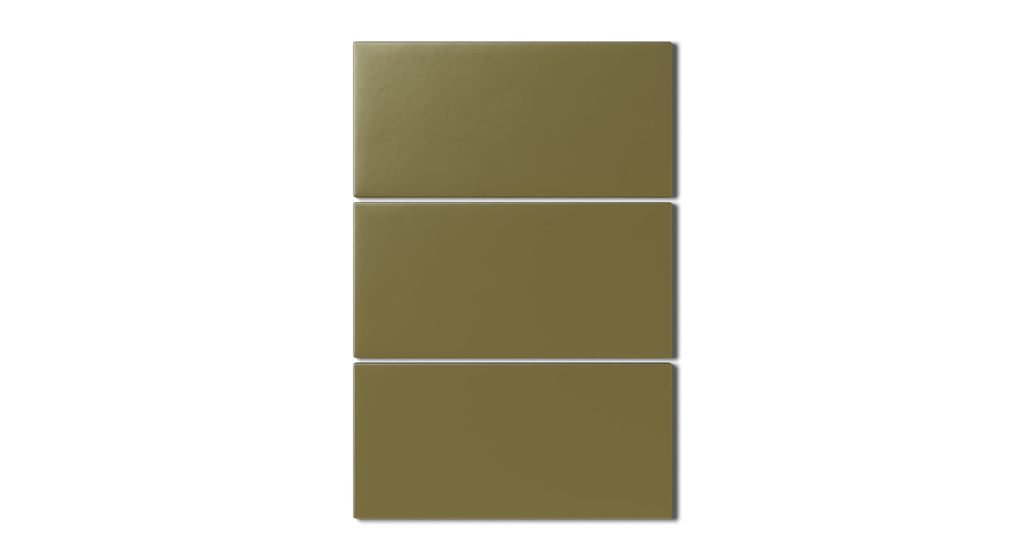 4x8 Natural Press Ceramic Tile in Sap Green Matte