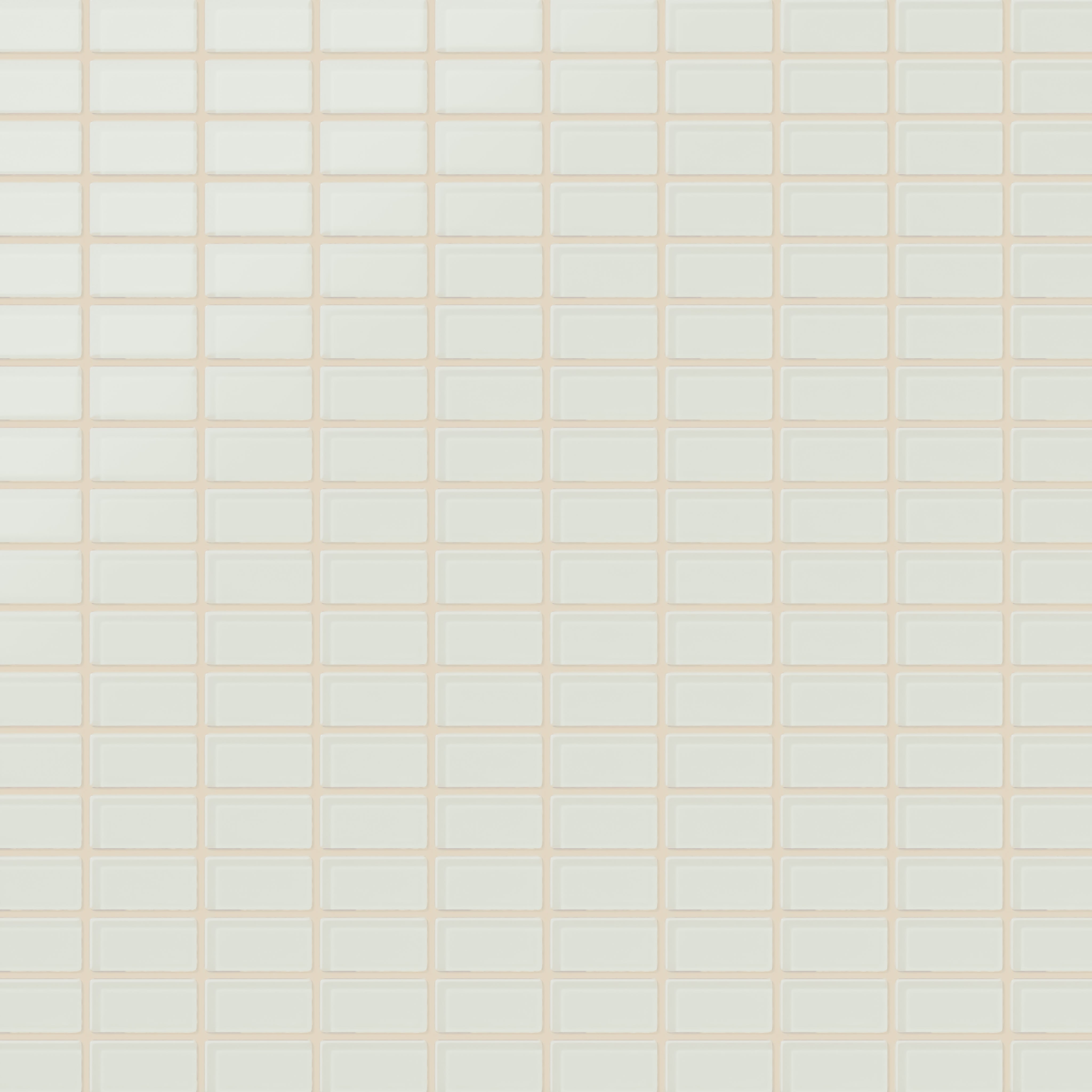 1x2 Straight Set Sheeted Glass Mosaic Tile in Flycatcher Matte