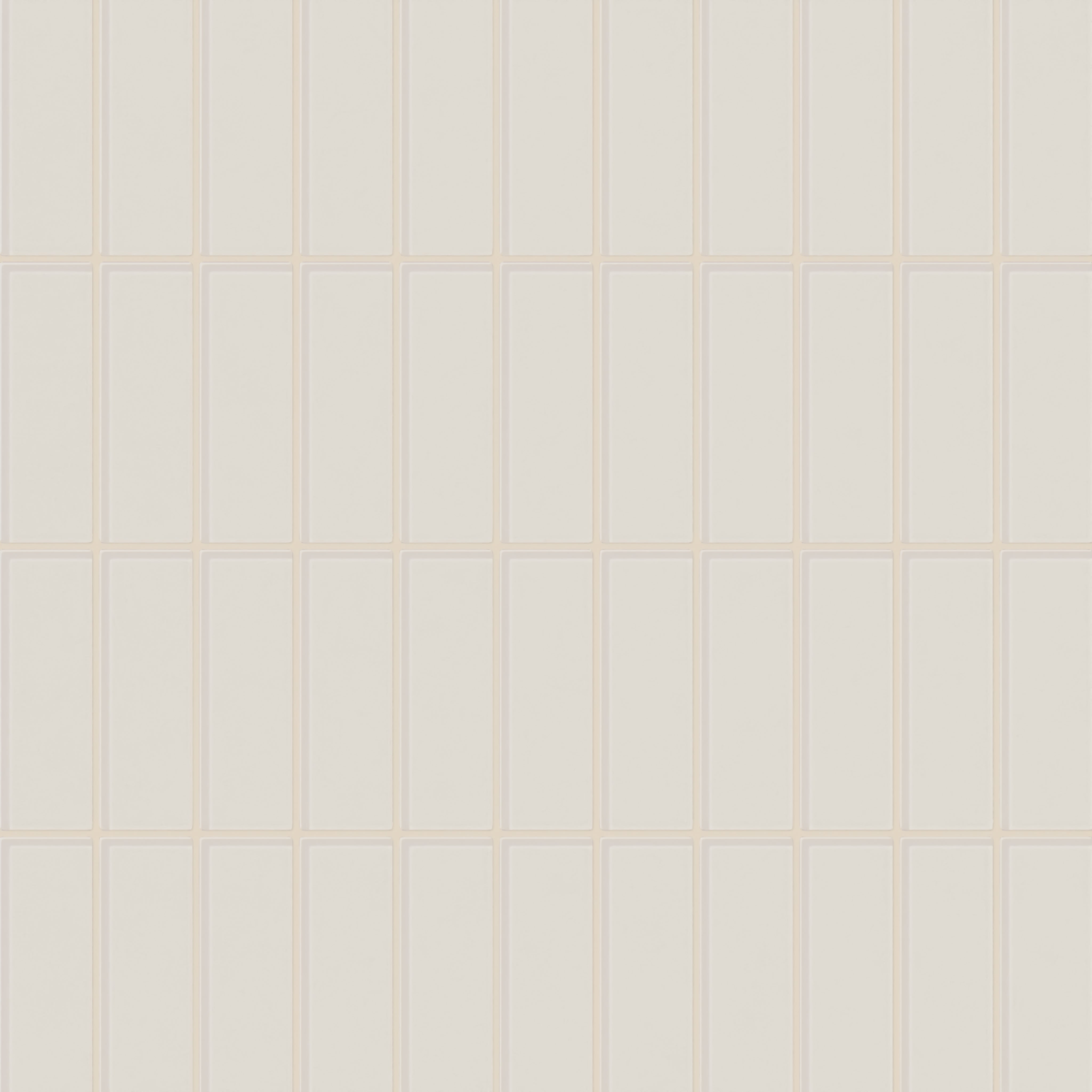 2x6 Glass Tile in Dove Gloss