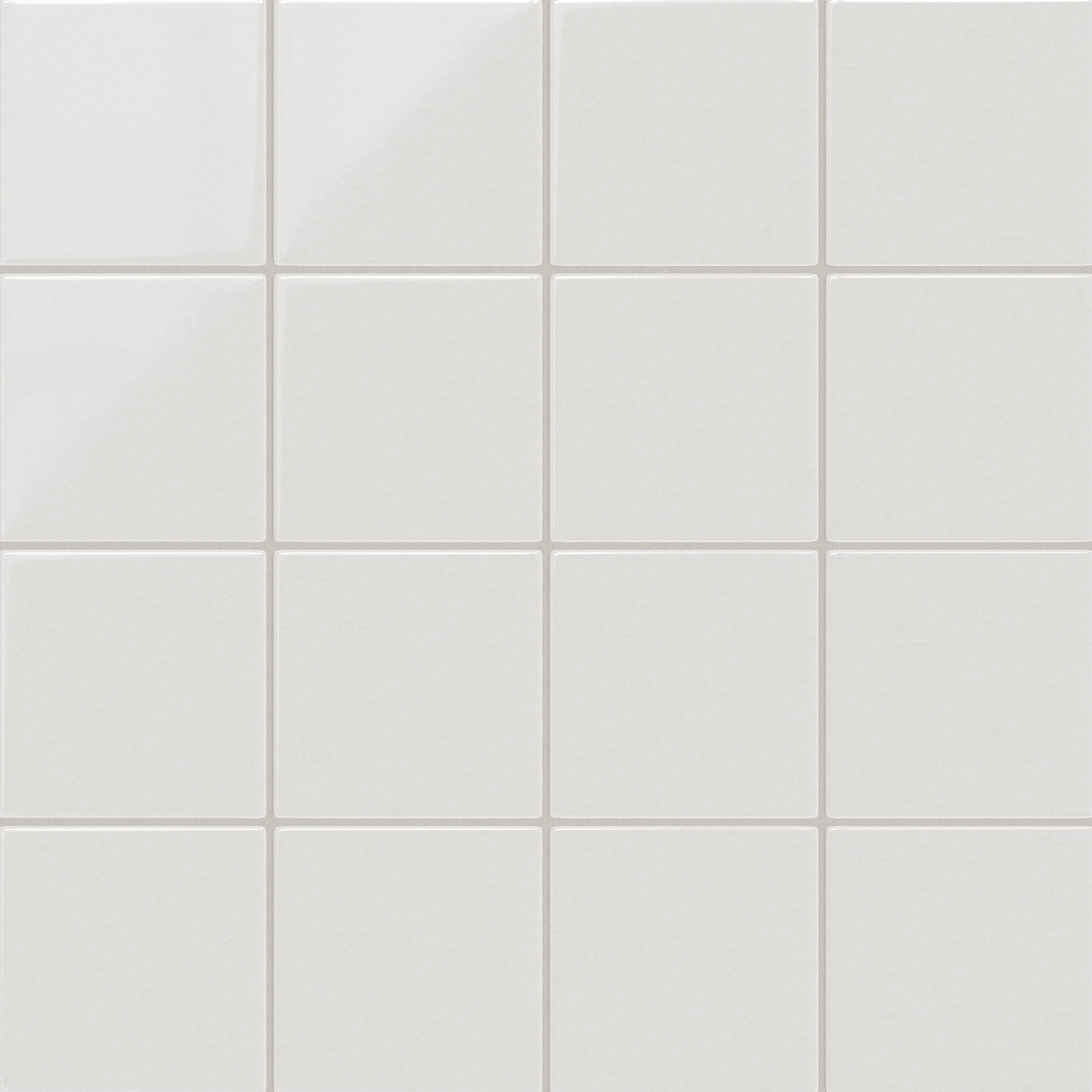 6x6 Original Ceramic Tile in Frost Gloss