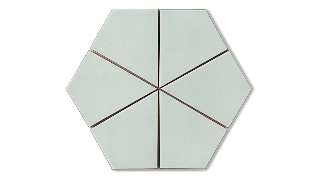 Hexite Original Ceramic Tile in Salton Sea Gloss